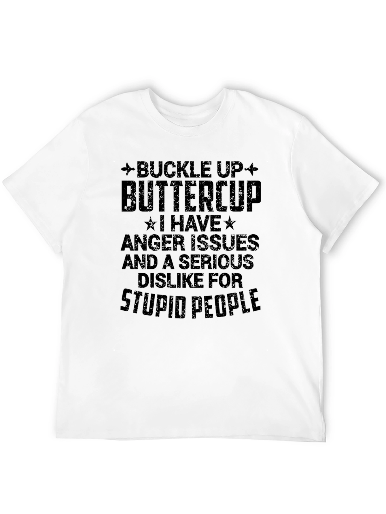 Buckle Up Buttercup Sarcastic Graphic Tee