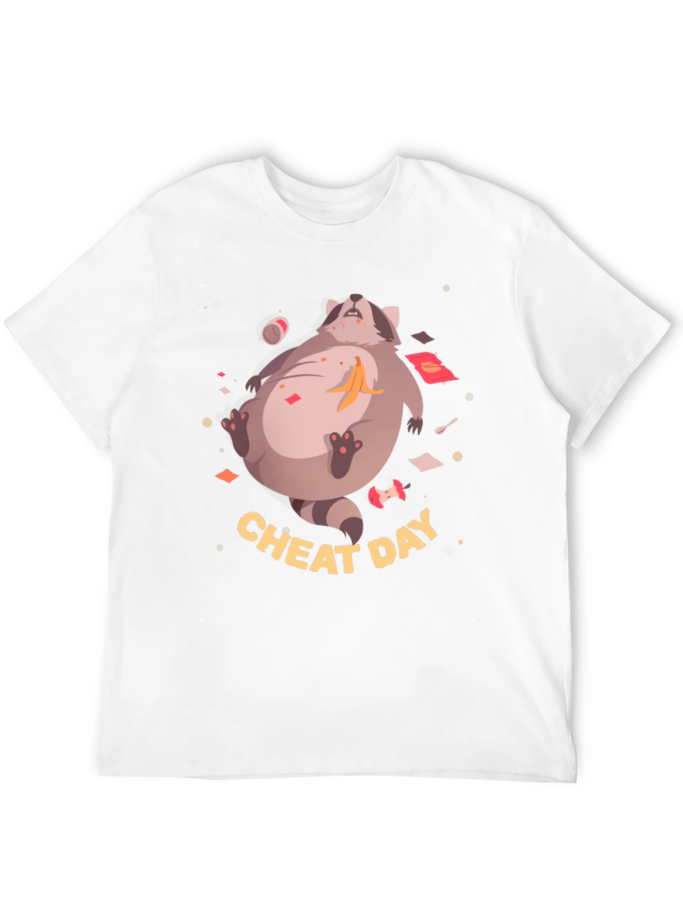 Cheat Day Racoon Graphic Tee