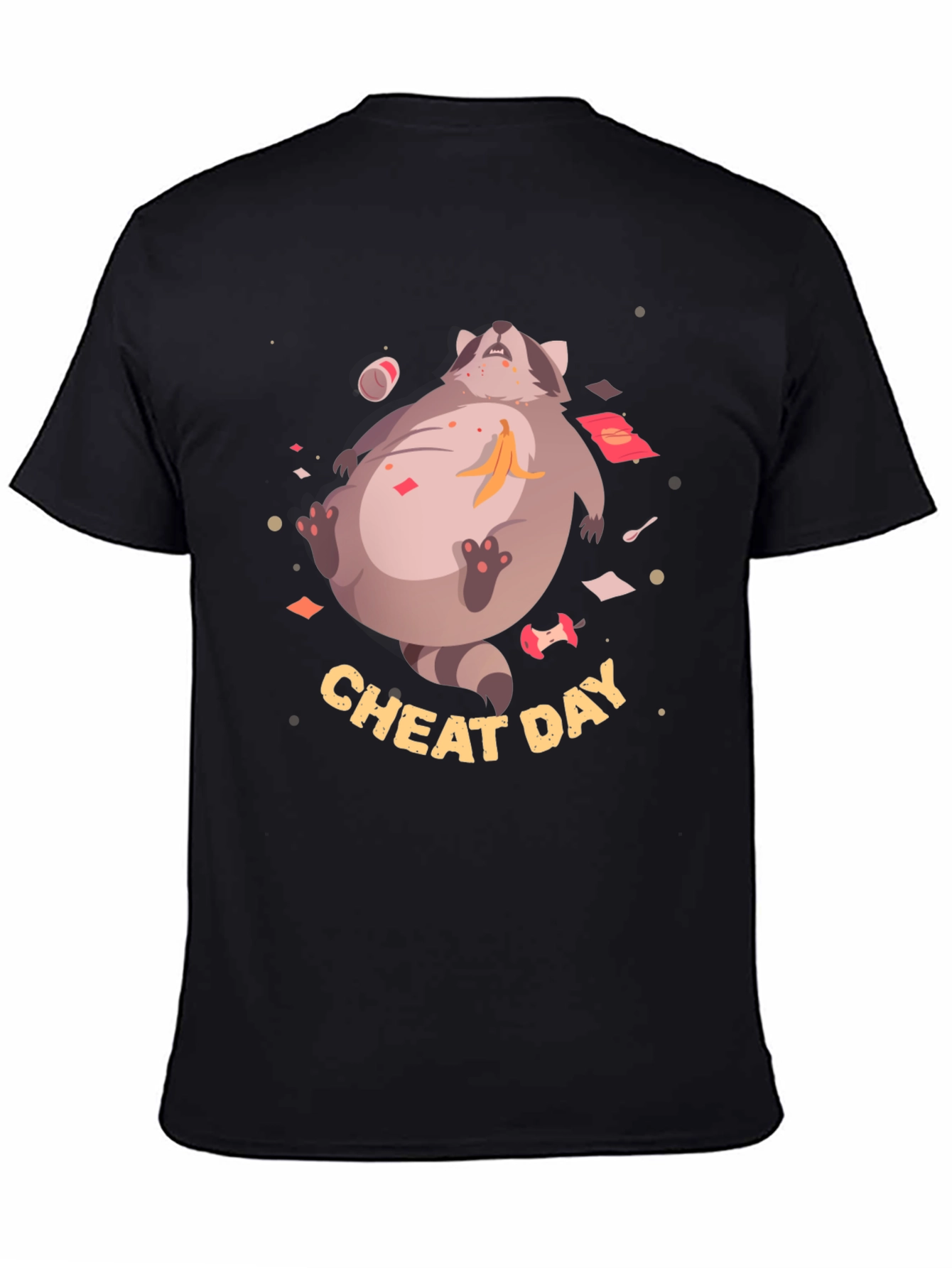 Cheat Day Racoon Graphic Tee