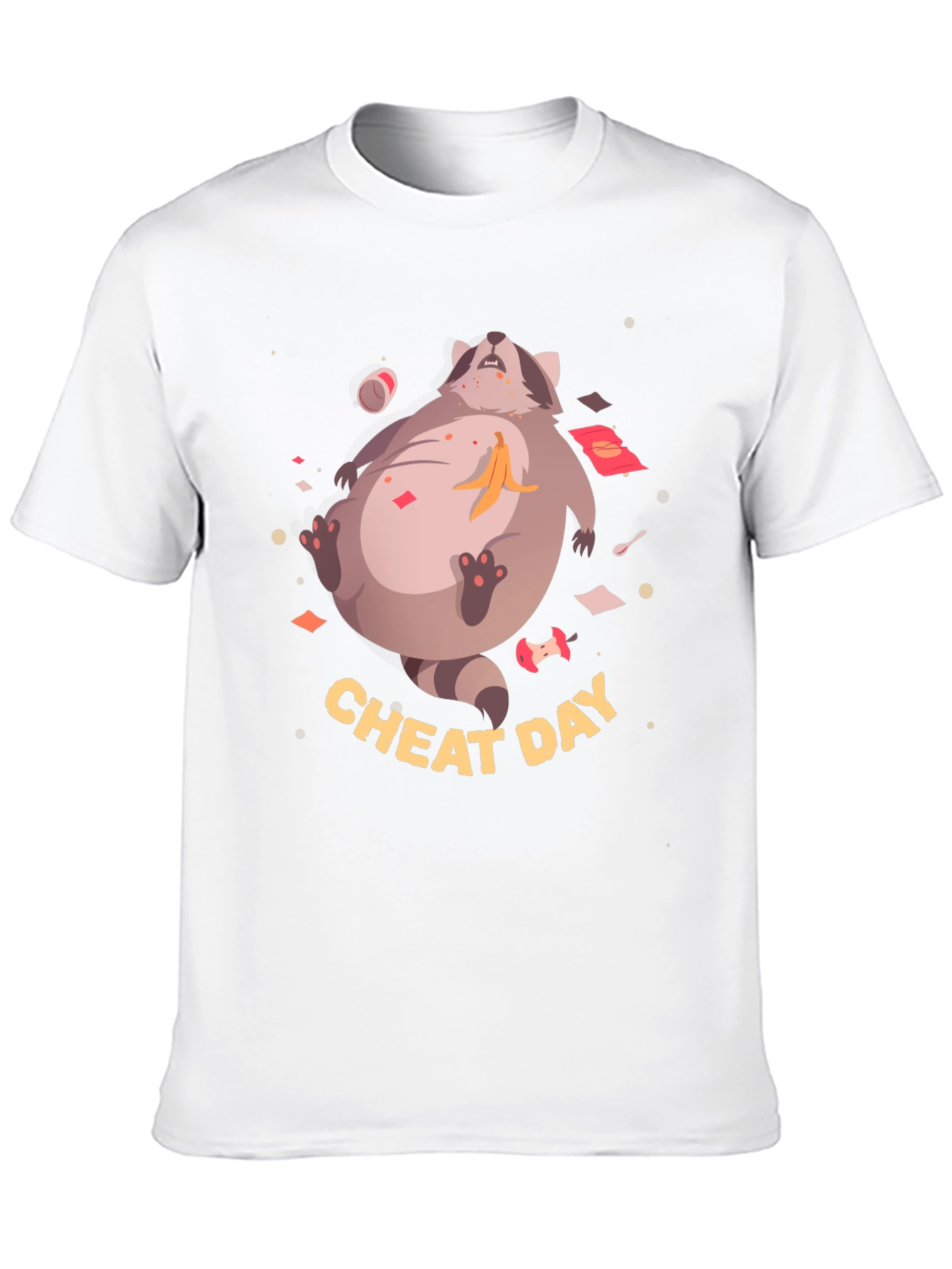 Cheat Day Racoon Graphic Tee