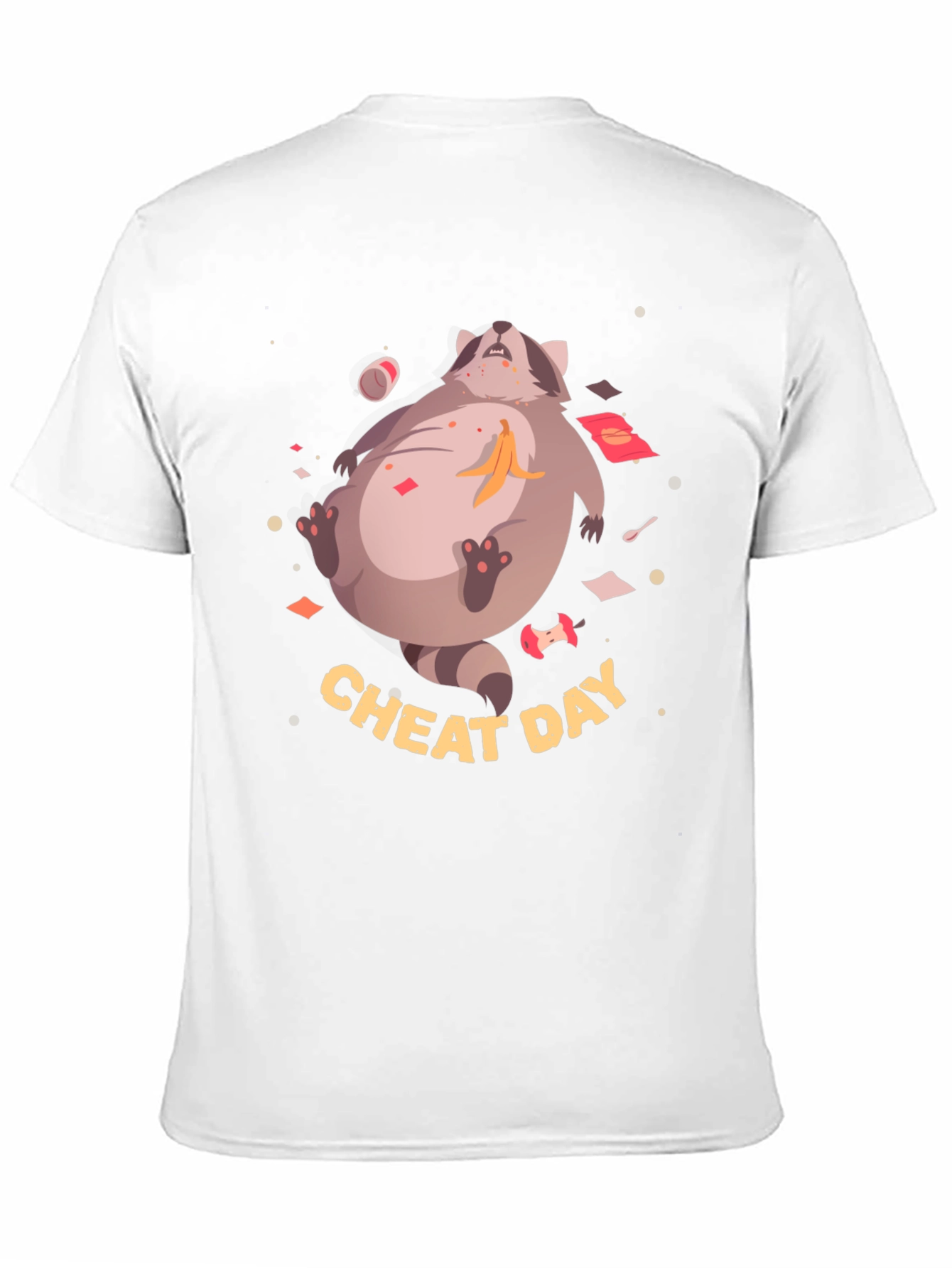 Cheat Day Racoon Graphic Tee
