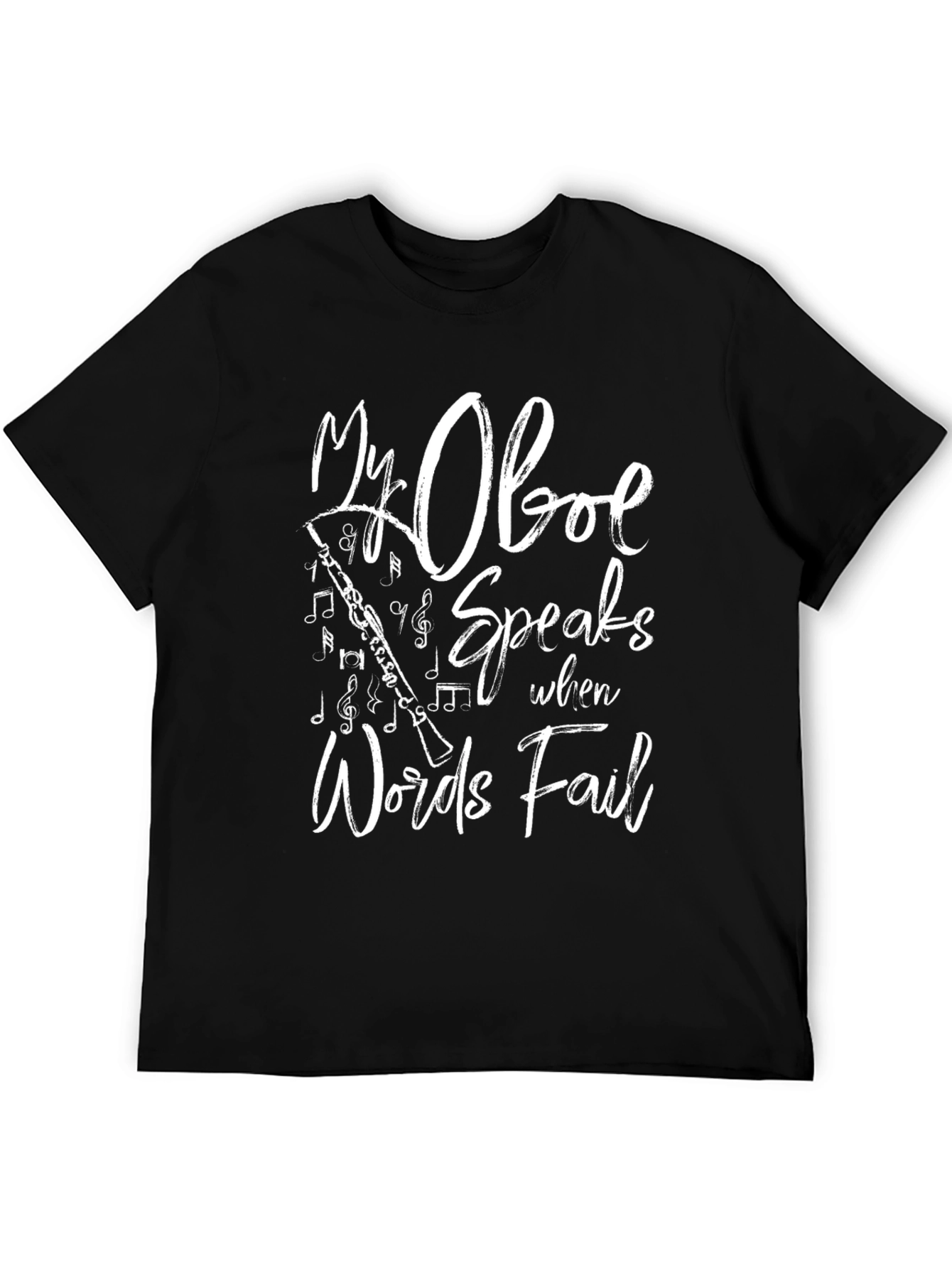 My Oboe Speaks T-Shirt - Music Lover Tee