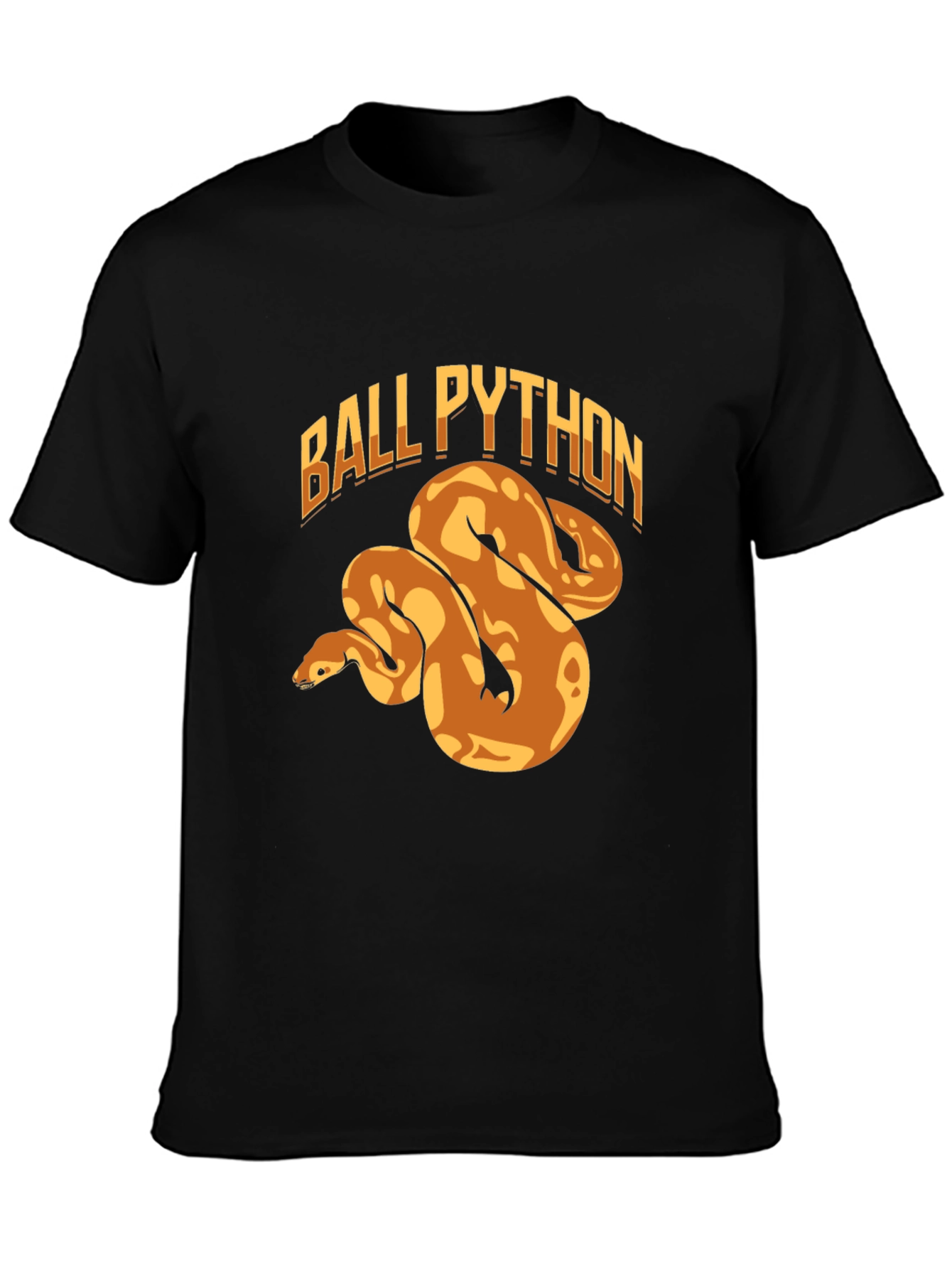 Ball Python Graphic Tee - Cool Snake Lover Gift