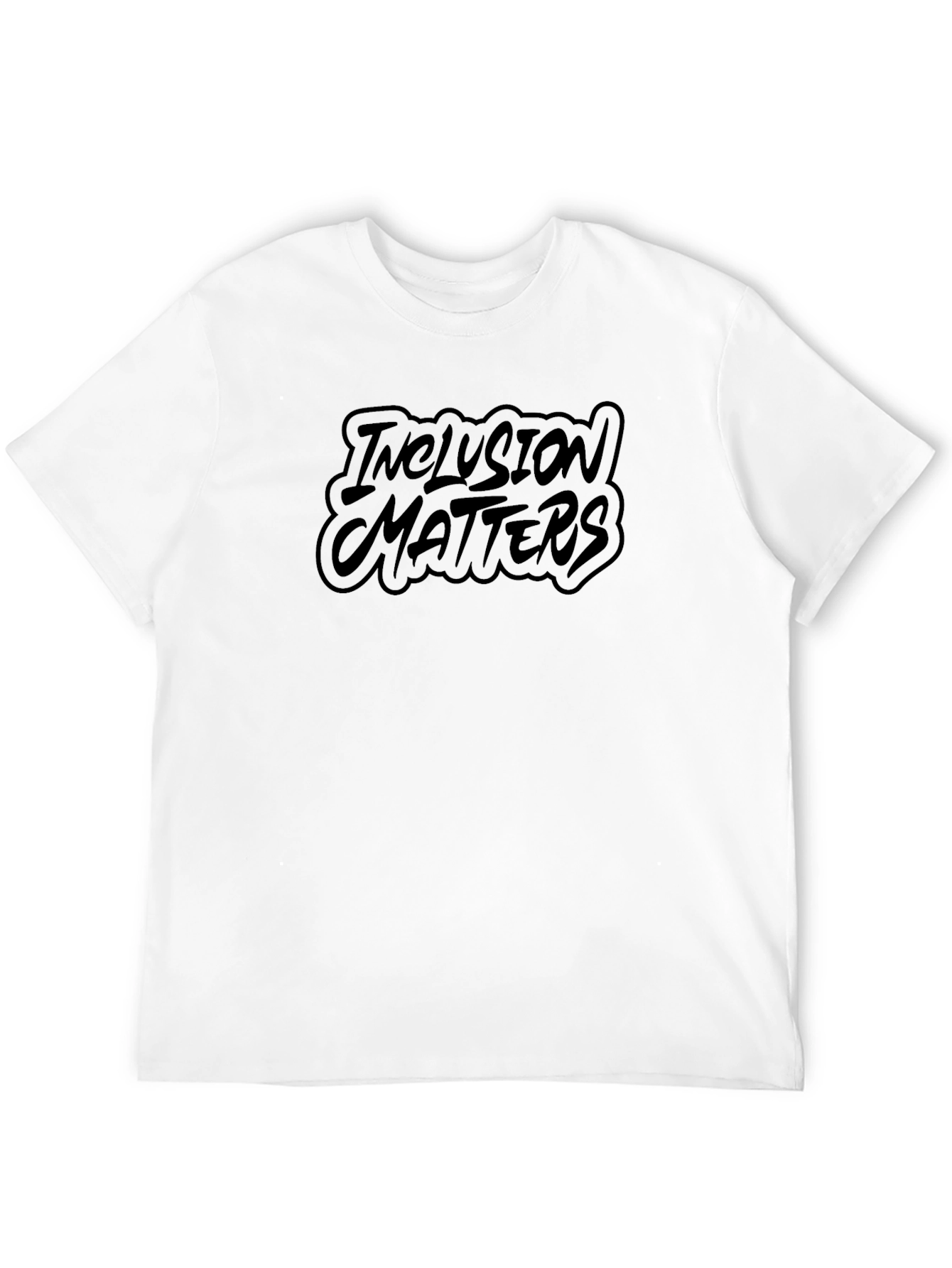 Inclusion Matters Graphic Tee - Stylish Black T-Shirt