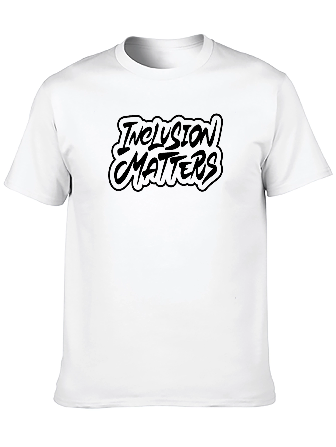 Inclusion Matters Graphic Tee - Stylish Black T-Shirt