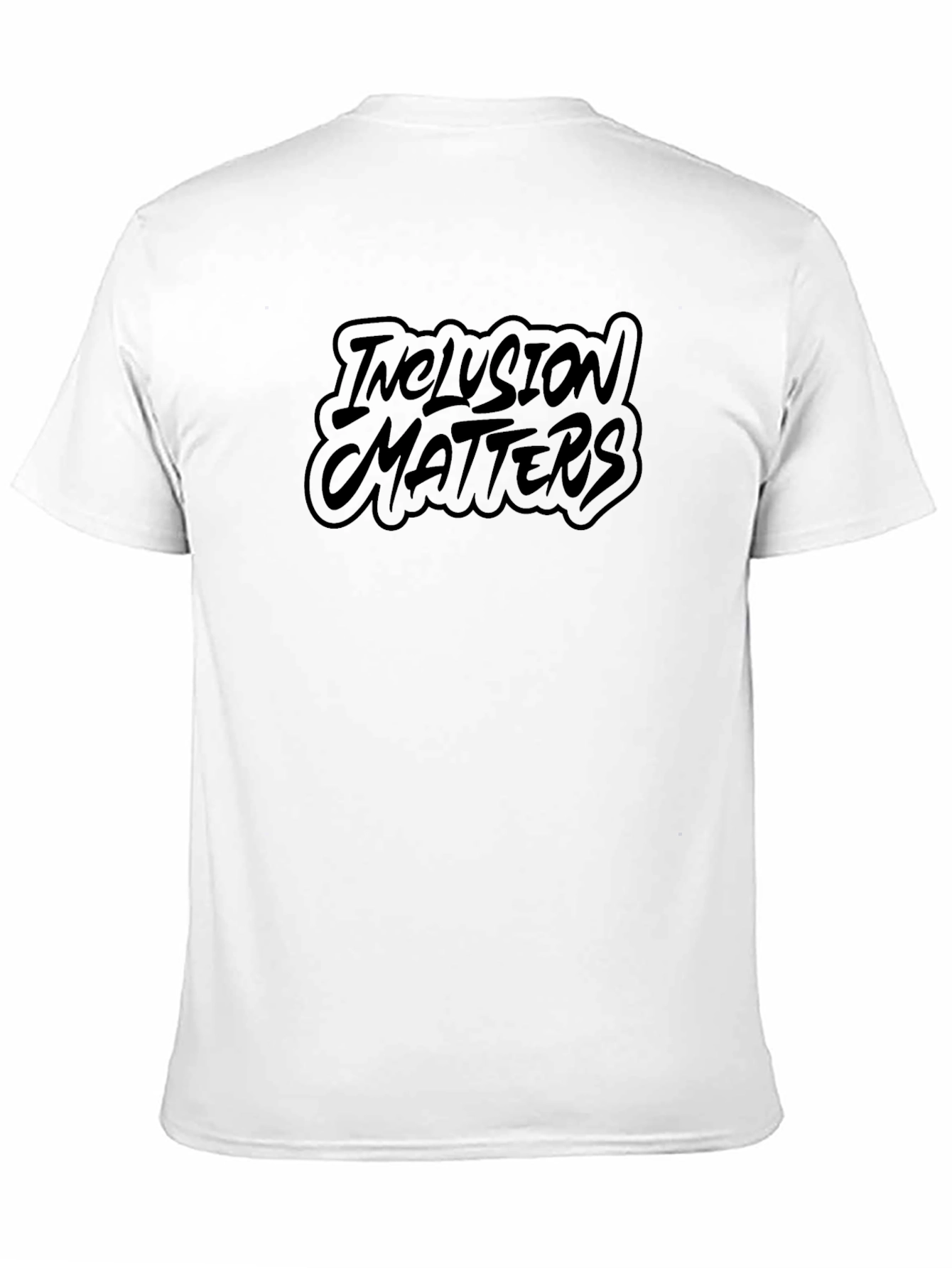 Inclusion Matters Graphic Tee - Stylish Black T-Shirt