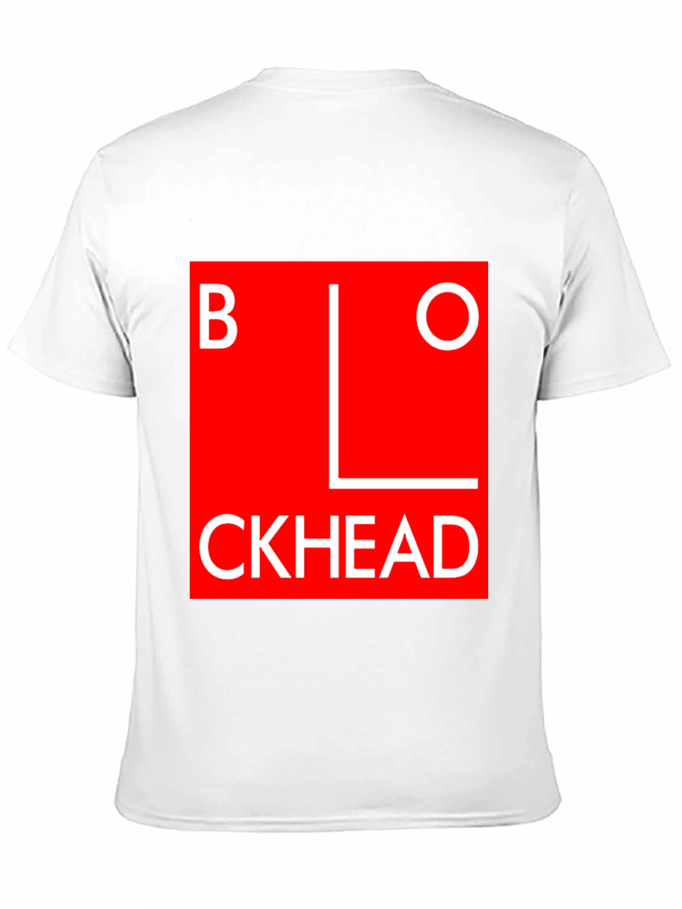 Blockhead Graphic Tee - Bold Statement T-Shirt