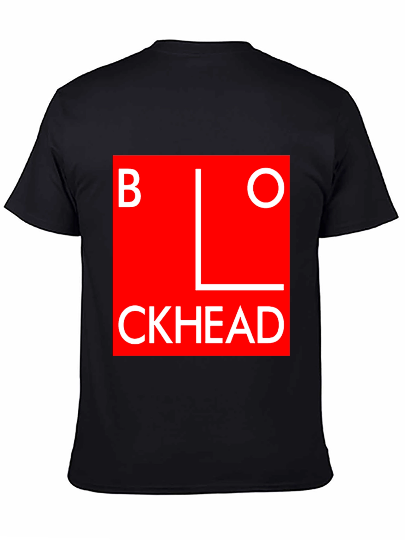 Blockhead Graphic Tee - Bold Statement T-Shirt