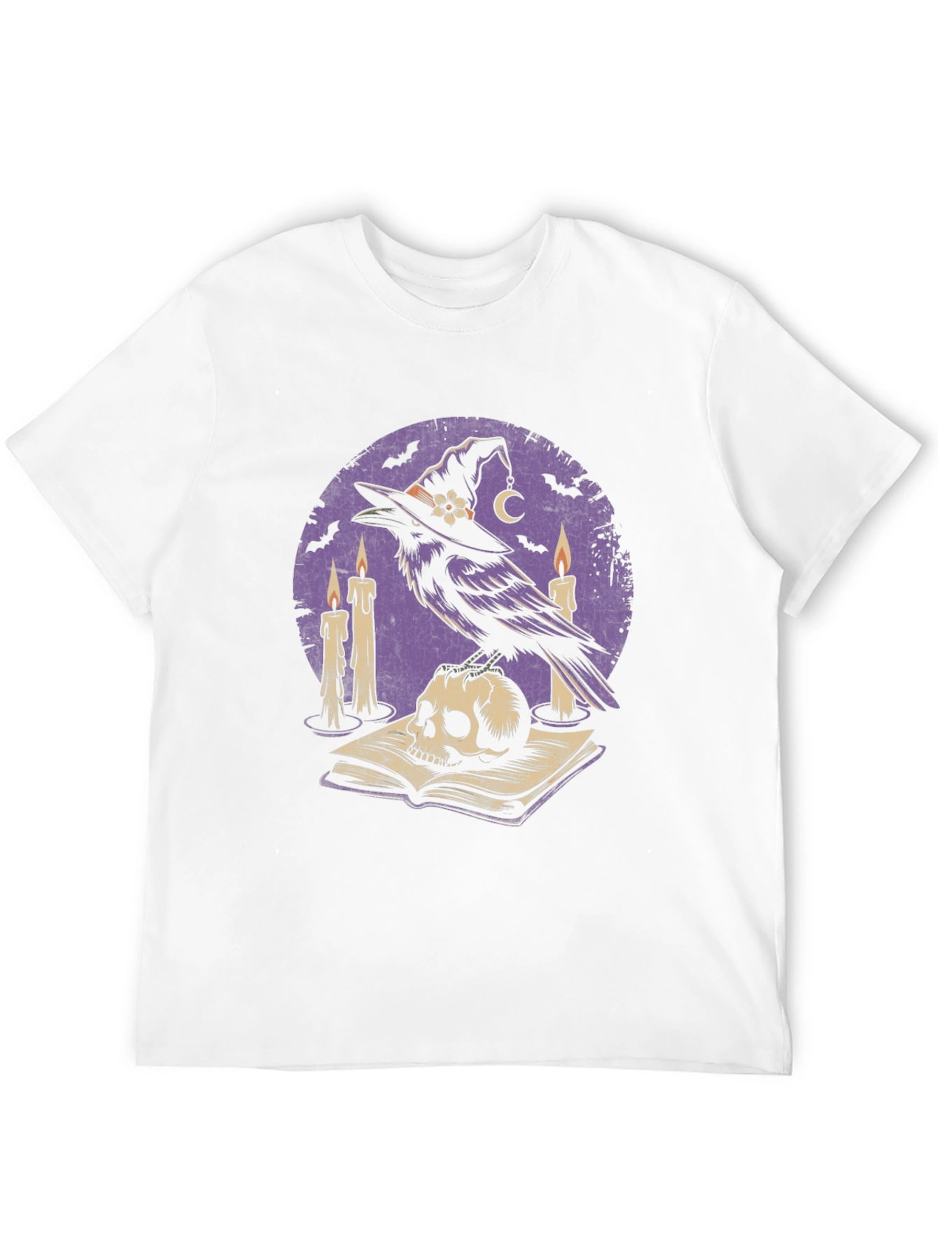 Witchy Raven T-Shirt | Skull & Magic