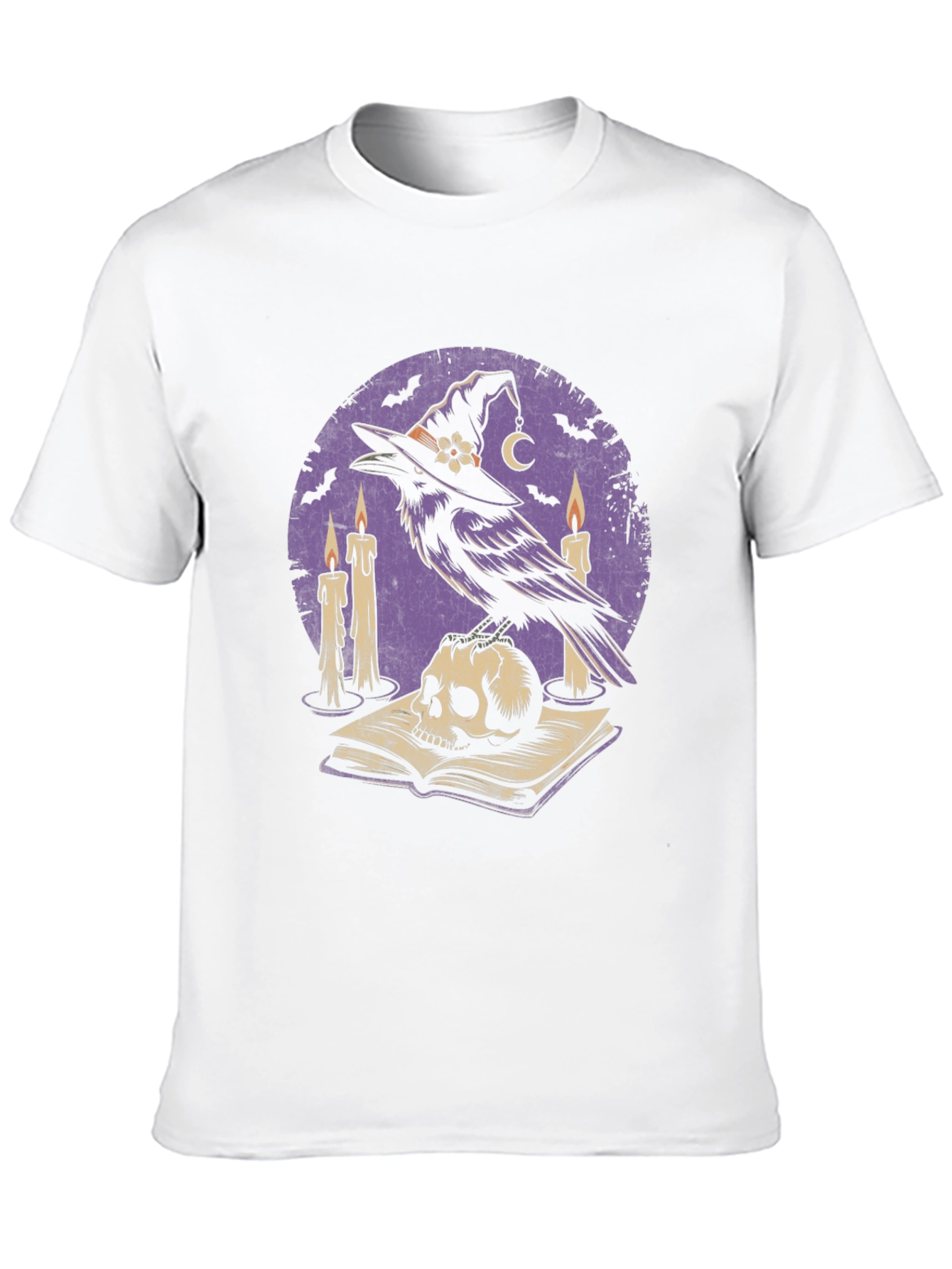 Witchy Raven T-Shirt | Skull & Magic