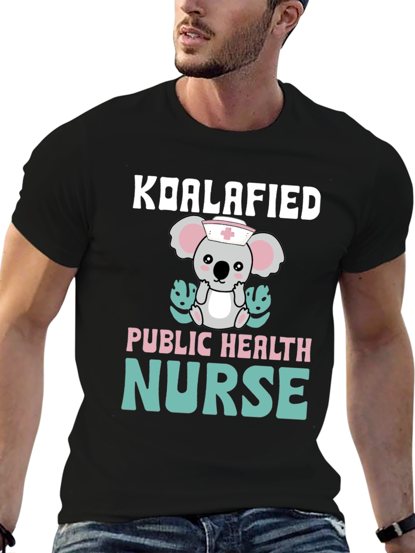 Koalafied Public Health Nurse Graphic T-Shirt