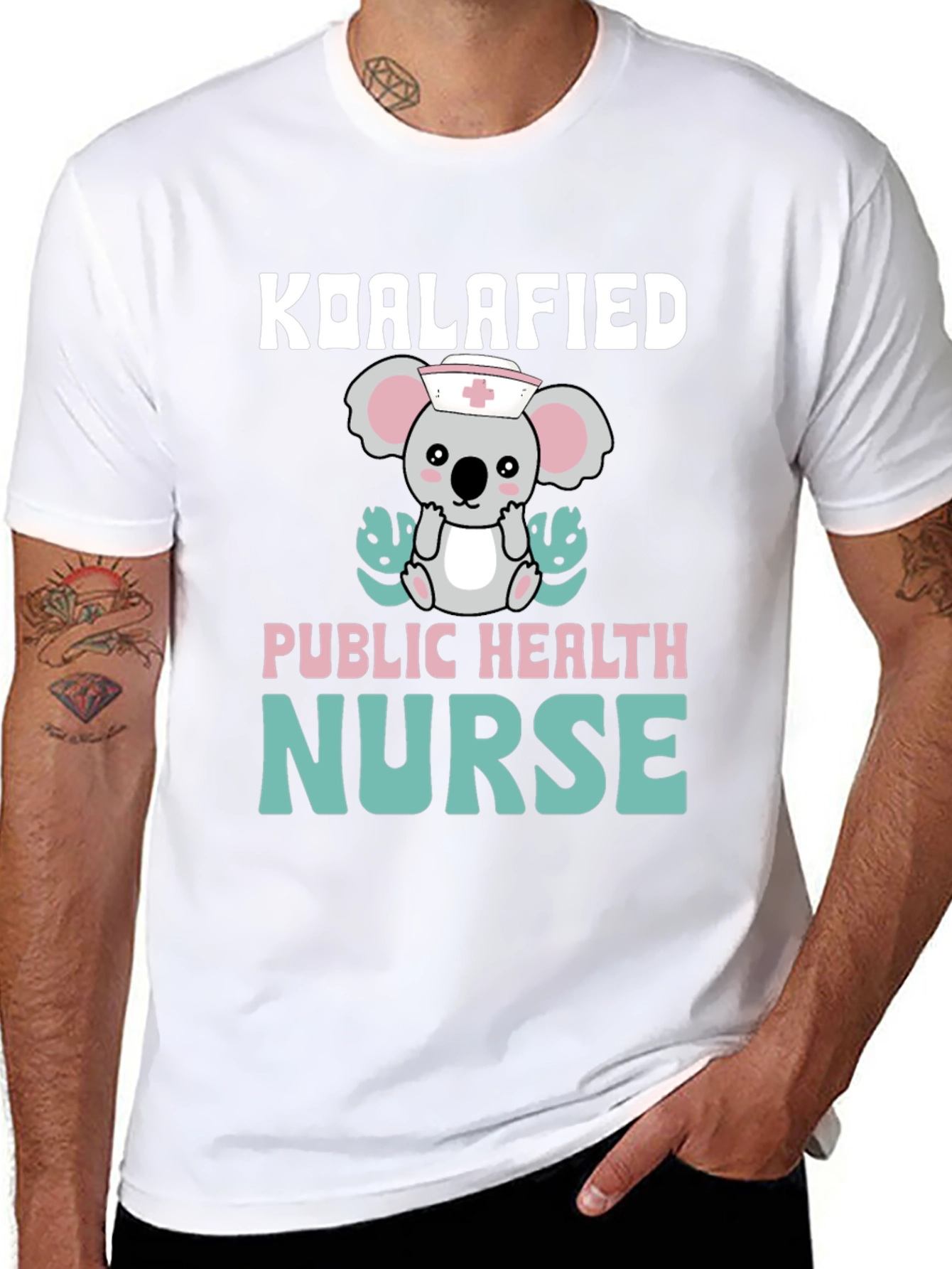 Koalafied Public Health Nurse Graphic T-Shirt