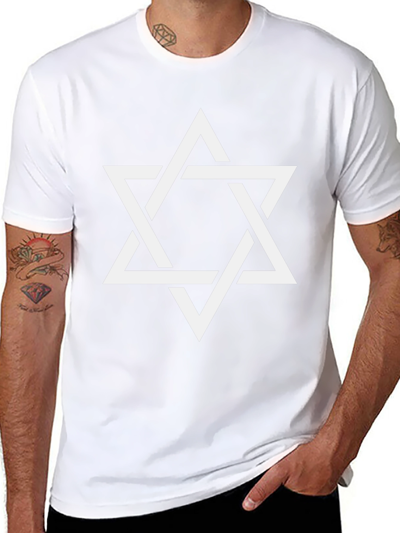 Star of David Black T-Shirt