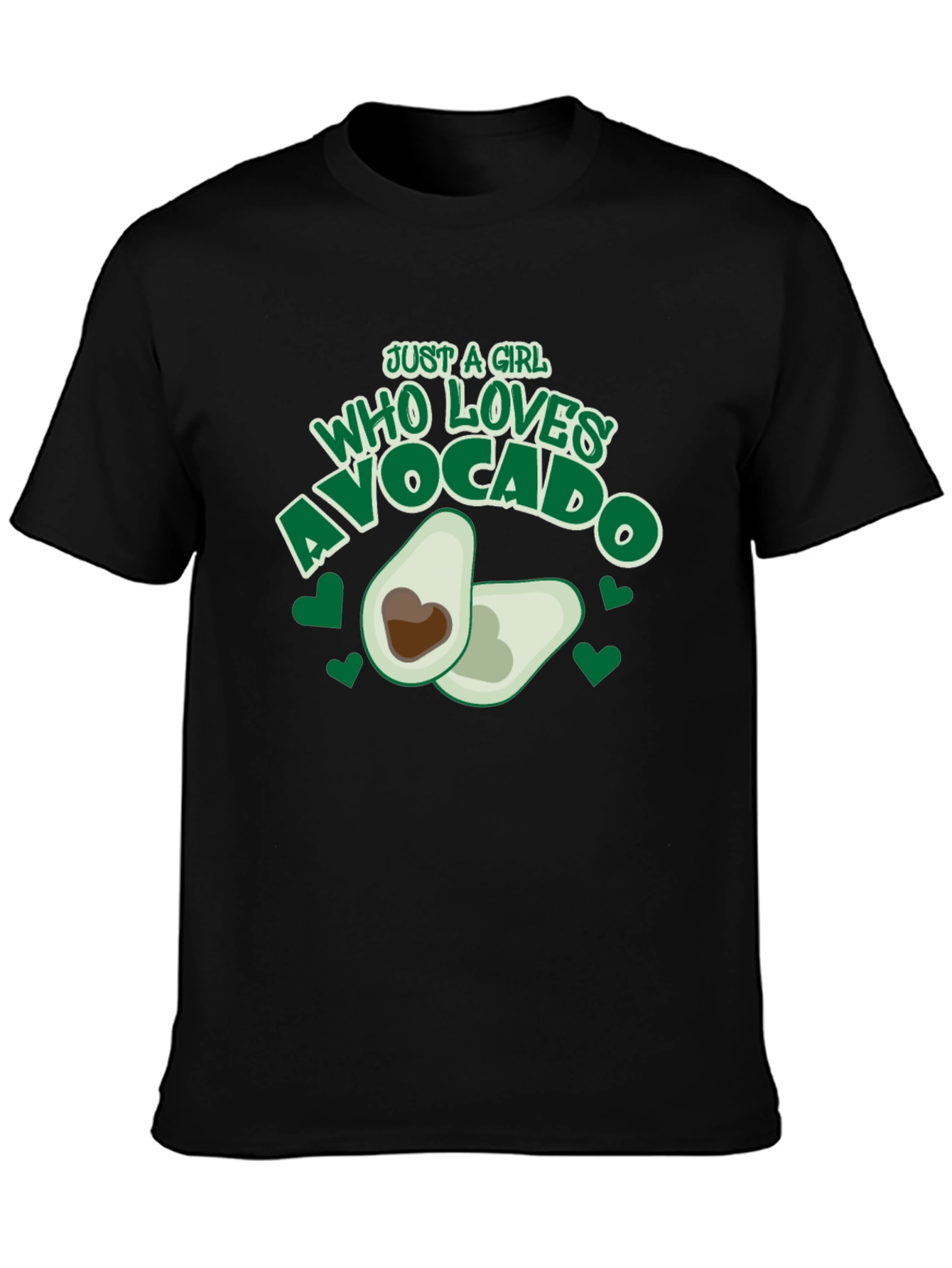 Just a Girl Who Loves Avocado Graphic Tee