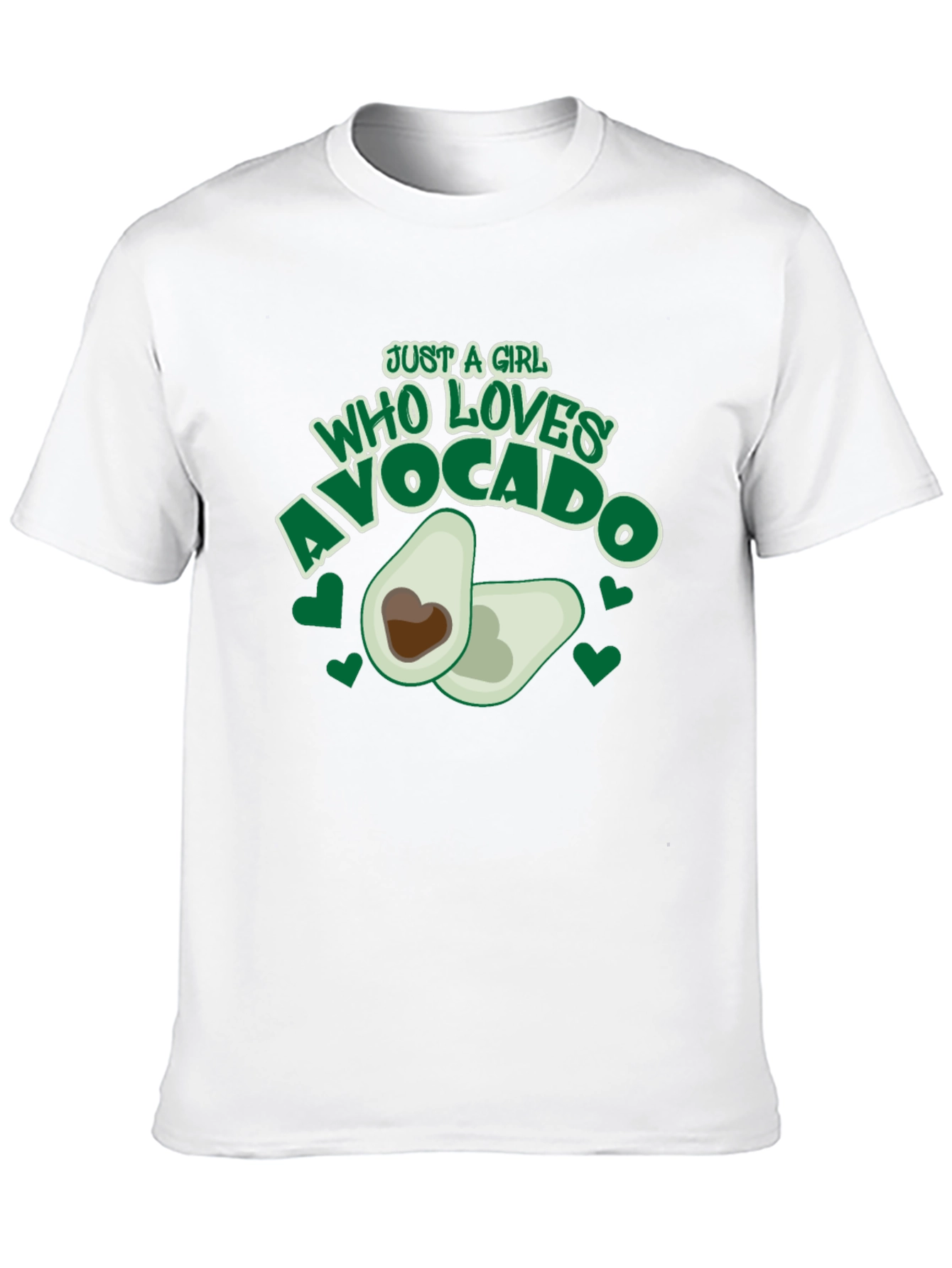 Just a Girl Who Loves Avocado Graphic Tee