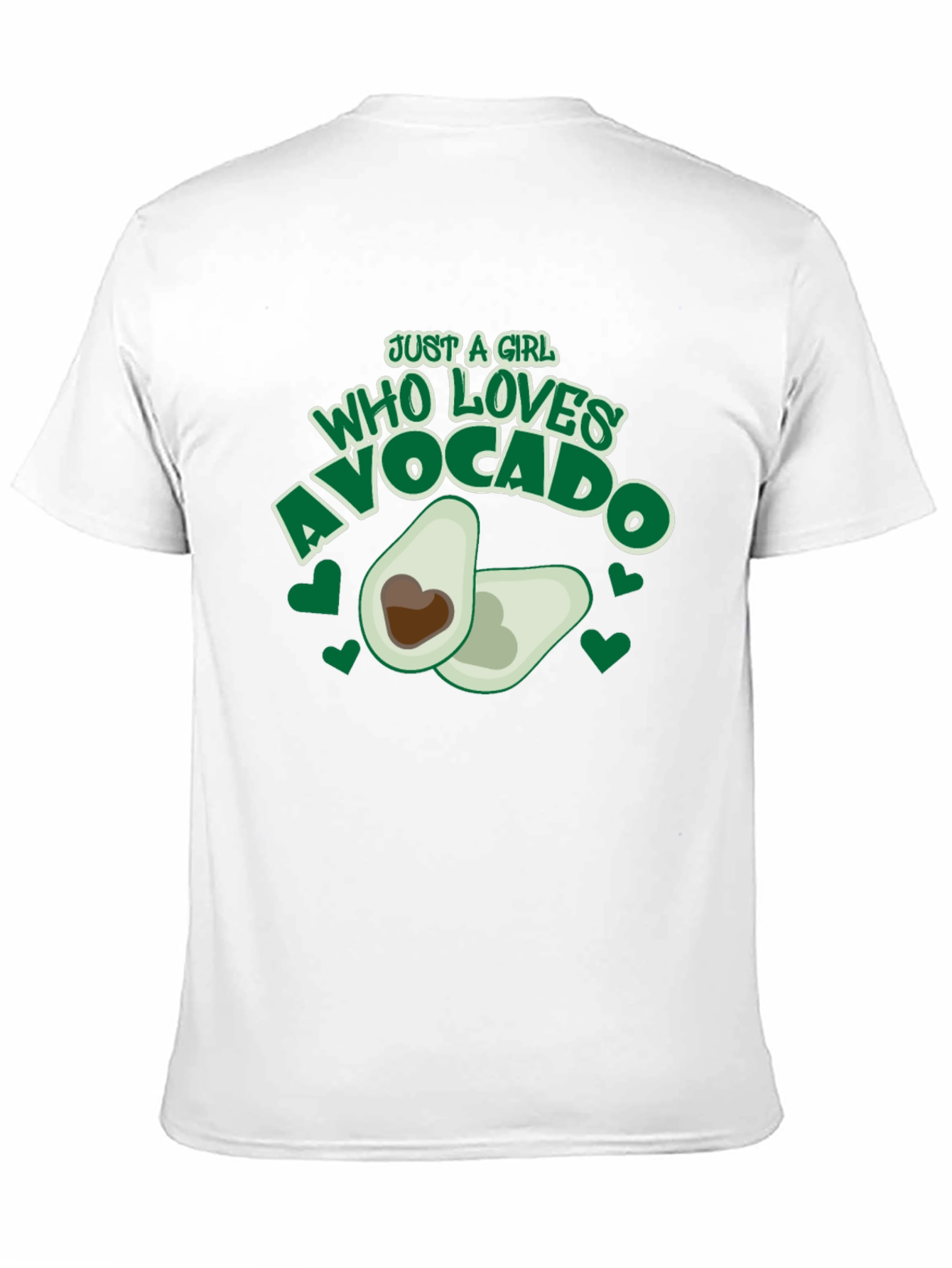 Just a Girl Who Loves Avocado Graphic Tee