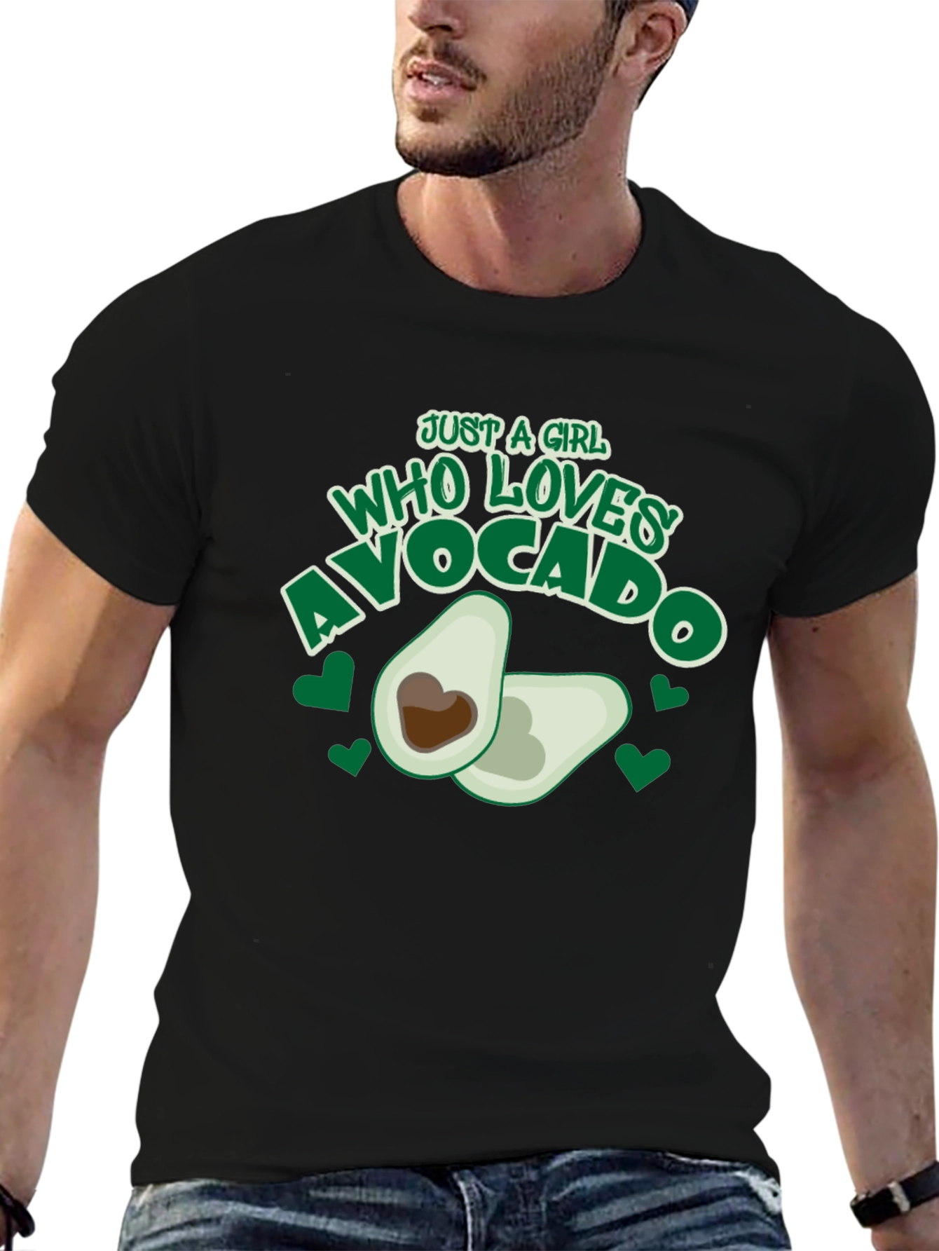 Just a Girl Who Loves Avocado Graphic Tee