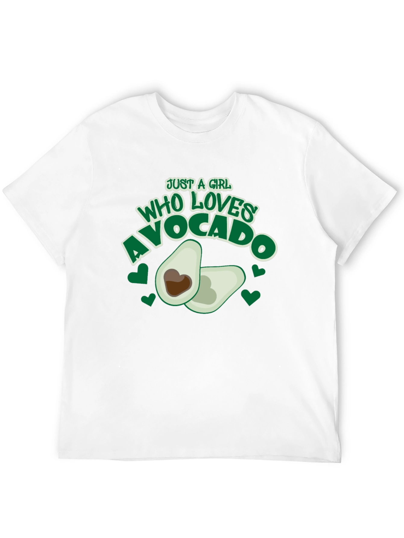 Just a Girl Who Loves Avocado Graphic Tee