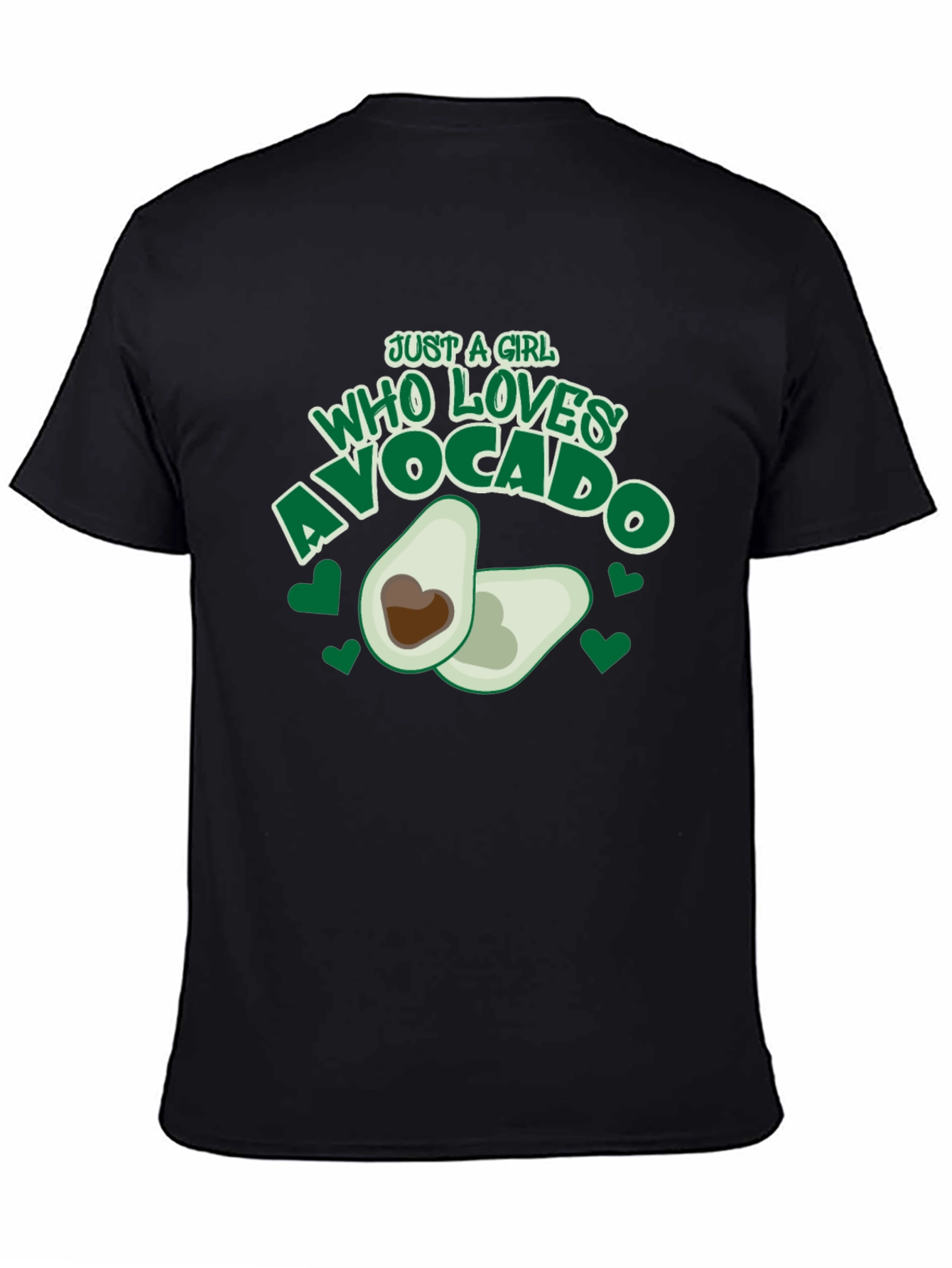Just a Girl Who Loves Avocado Graphic Tee