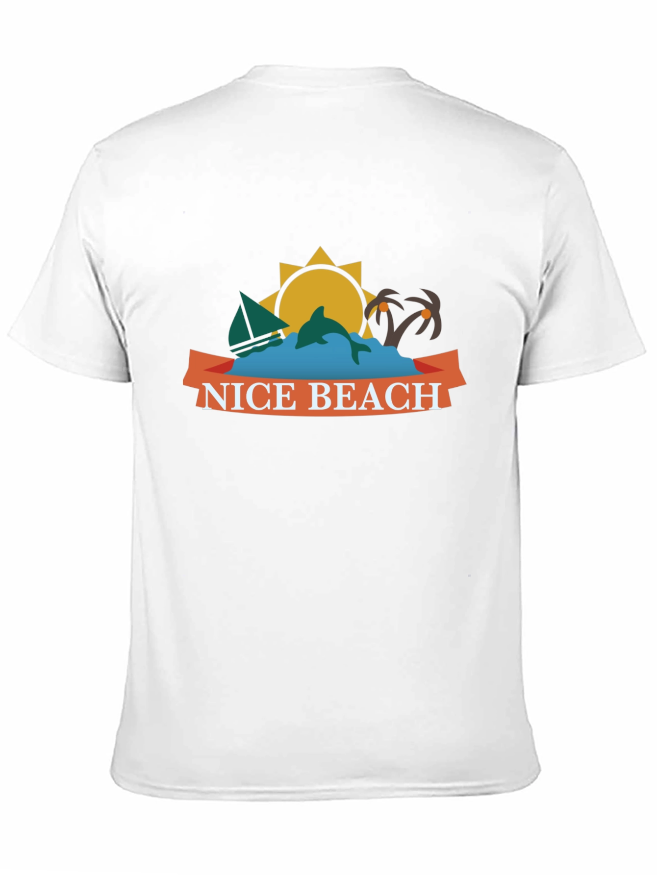 Nice Beach Graphic T-Shirt - Summer Vacation Tee