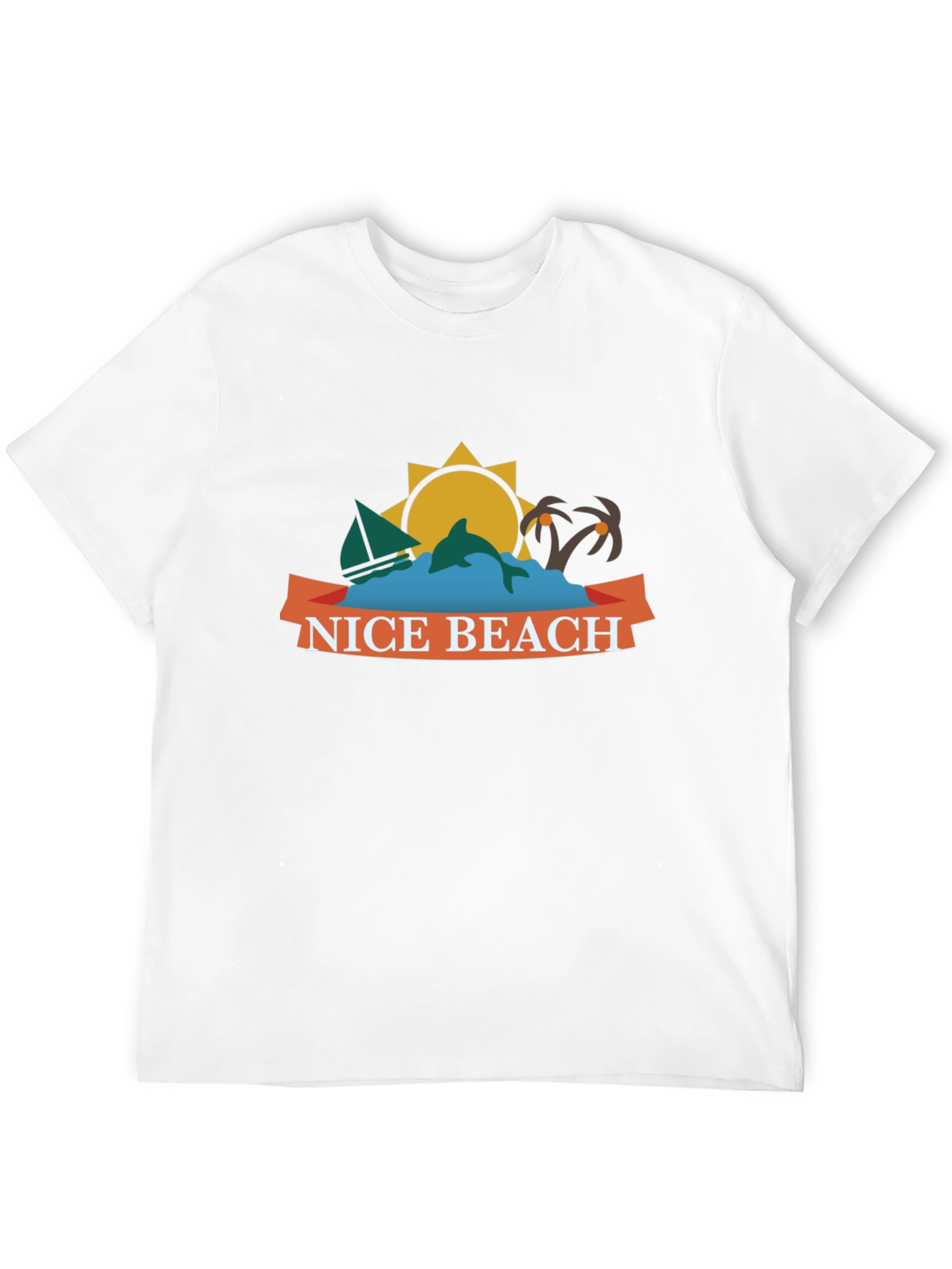 Nice Beach Graphic T-Shirt - Summer Vacation Tee