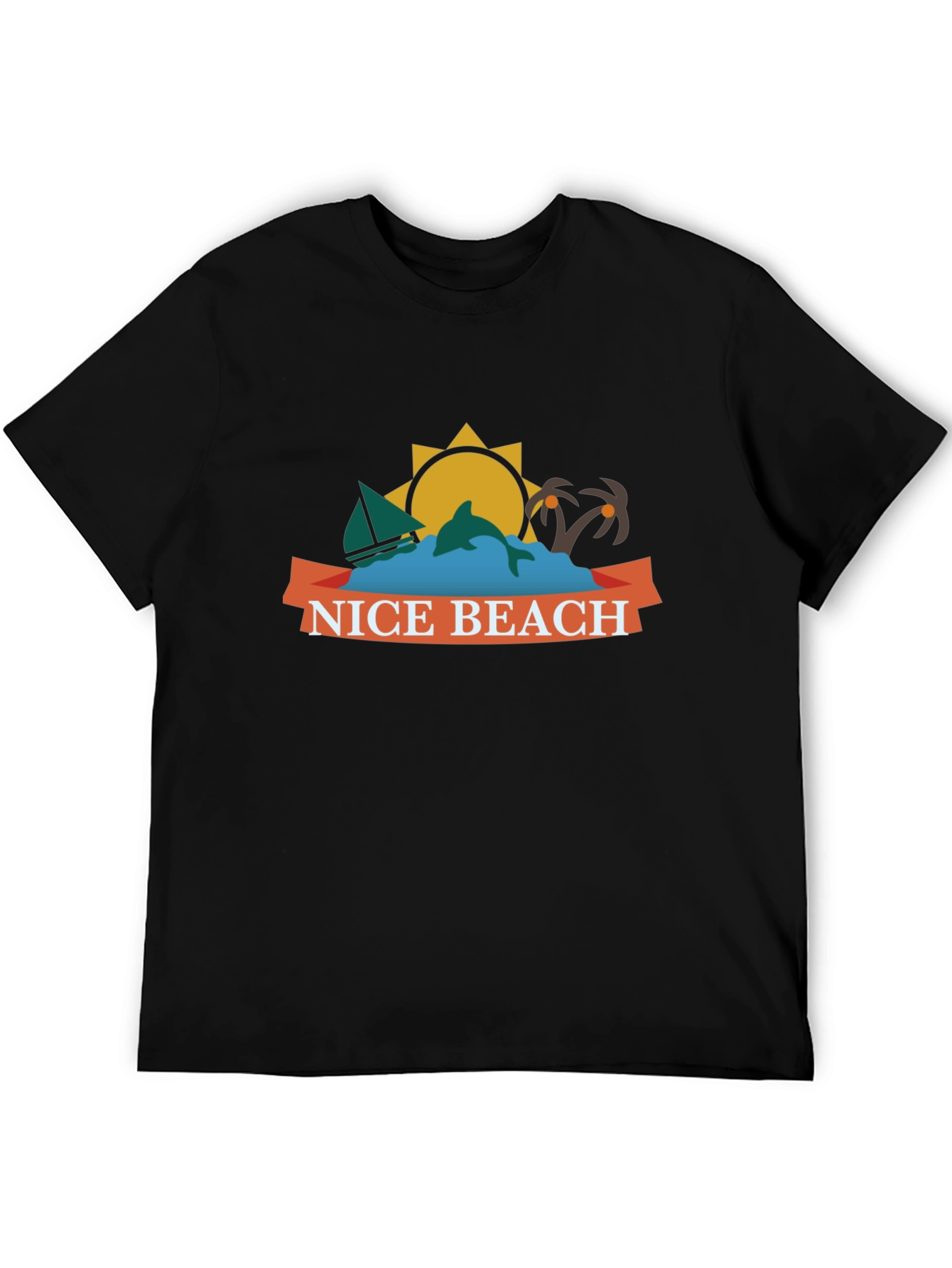 Nice Beach Graphic T-Shirt - Summer Vacation Tee