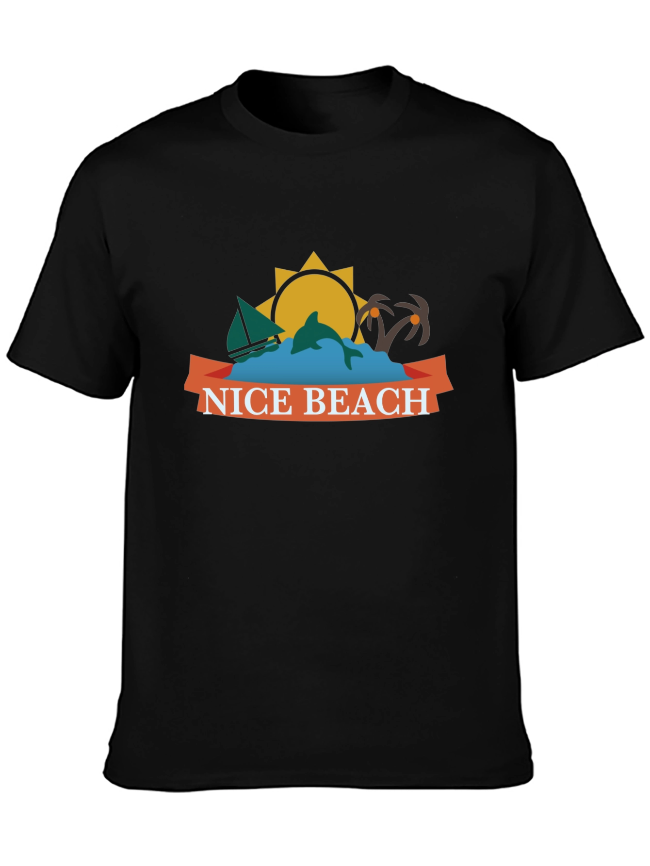 Nice Beach Graphic T-Shirt - Summer Vacation Tee