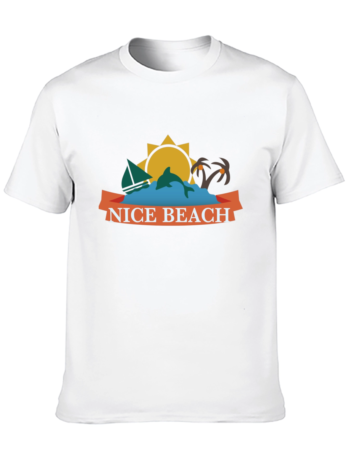 Nice Beach Graphic T-Shirt - Summer Vacation Tee