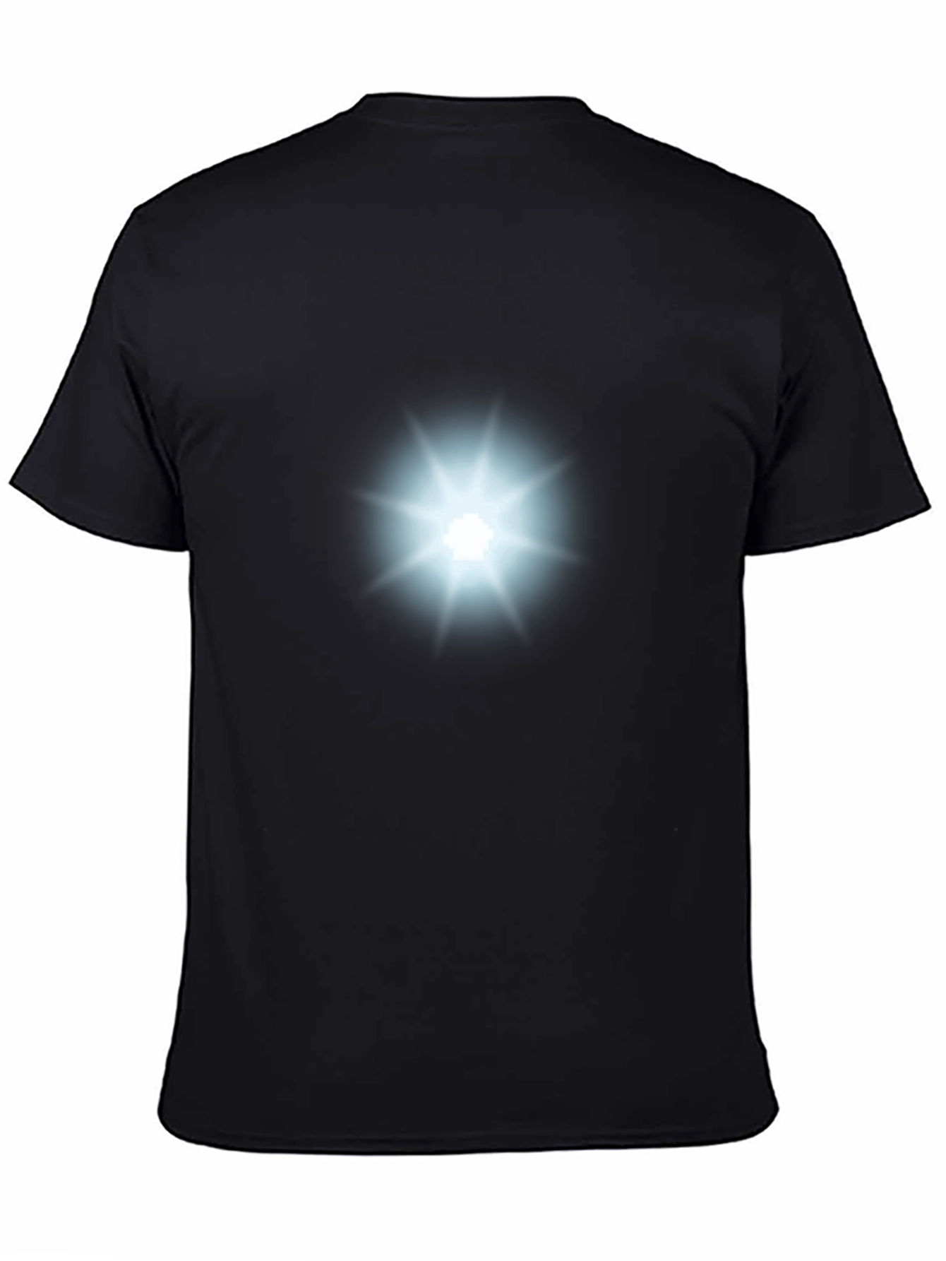 Arc Reactor Graphic Black T-Shirt