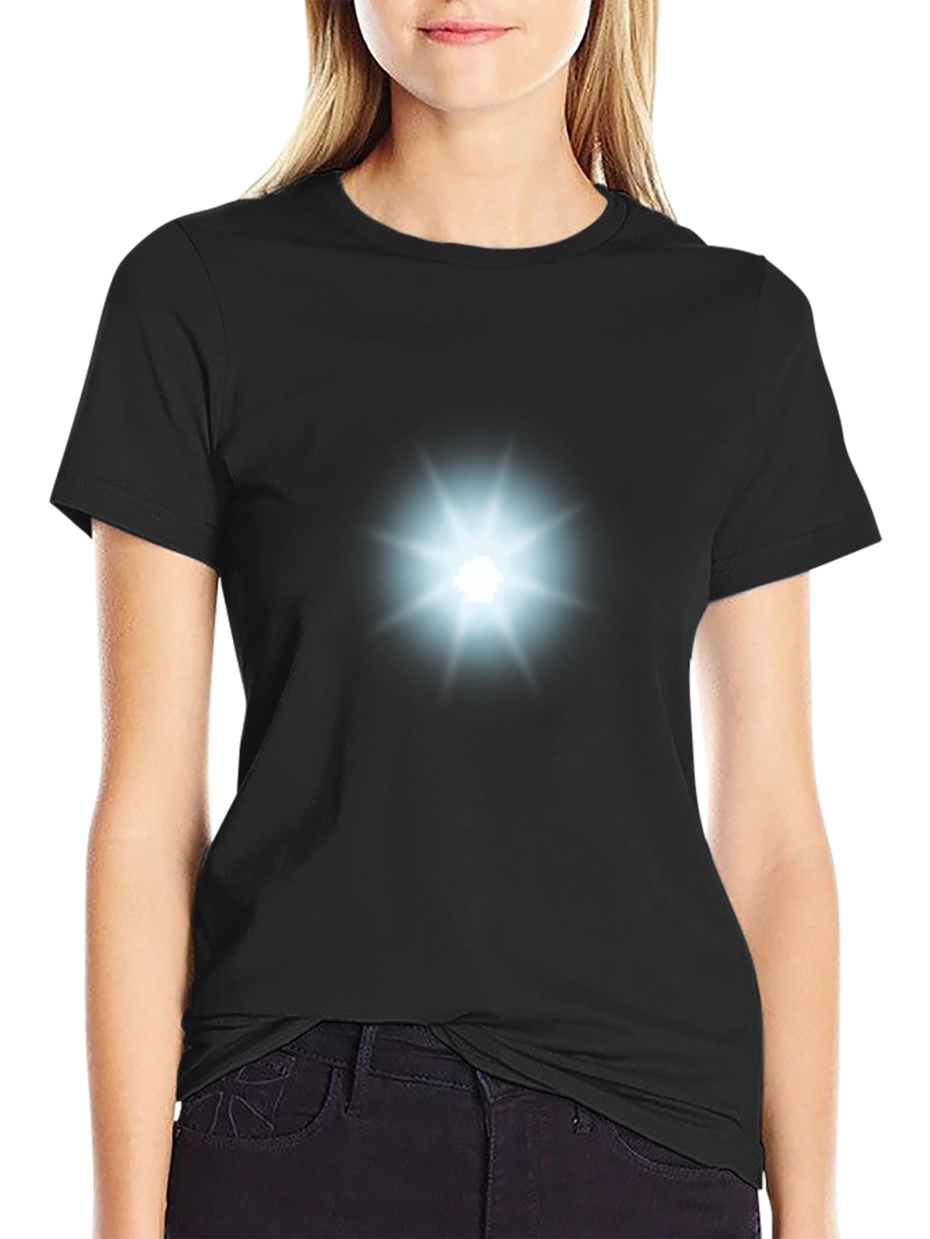 Arc Reactor Graphic Black T-Shirt