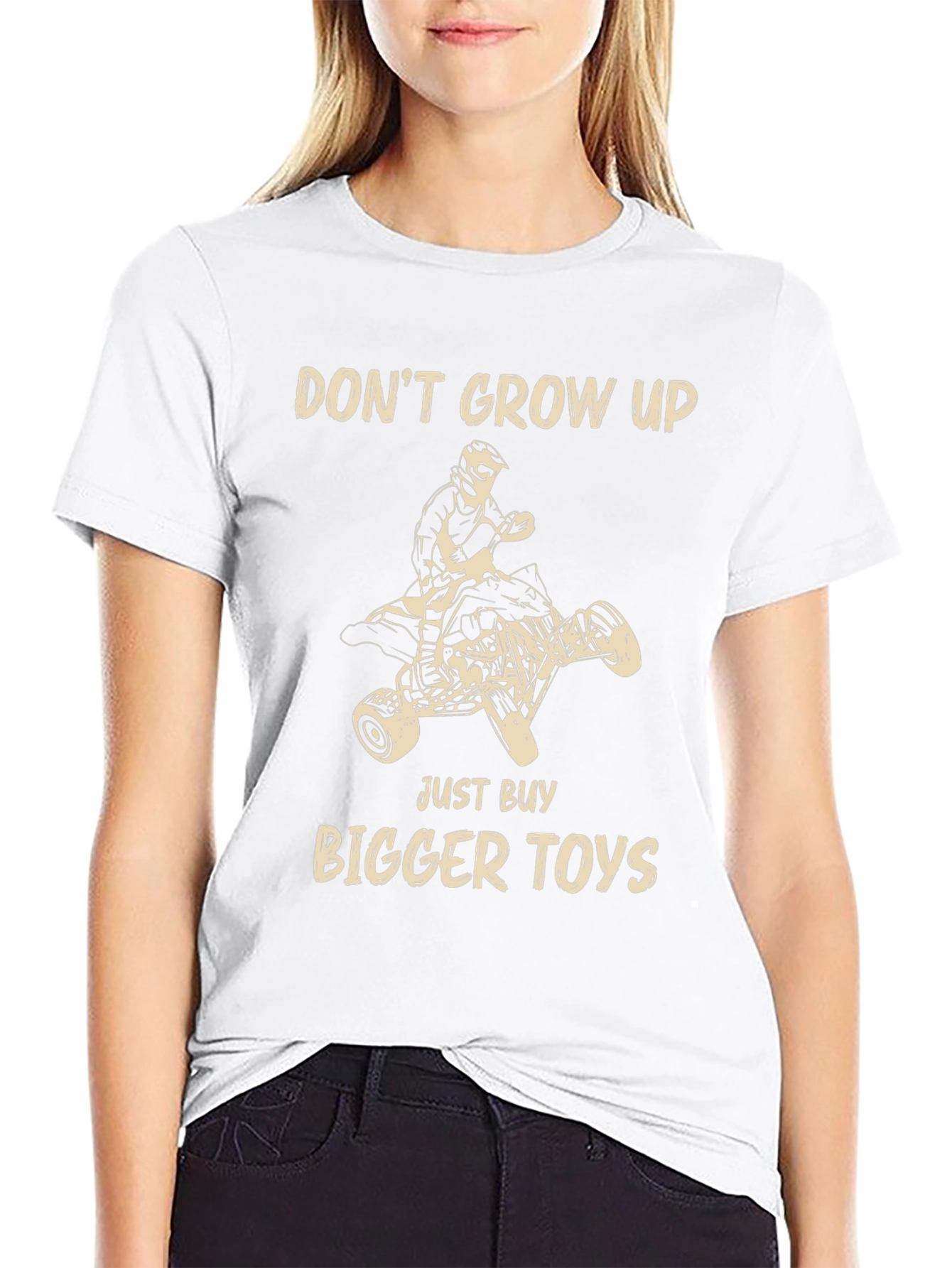 Dont Grow Up T-Shirt - Bigger Toys Graphic Tee