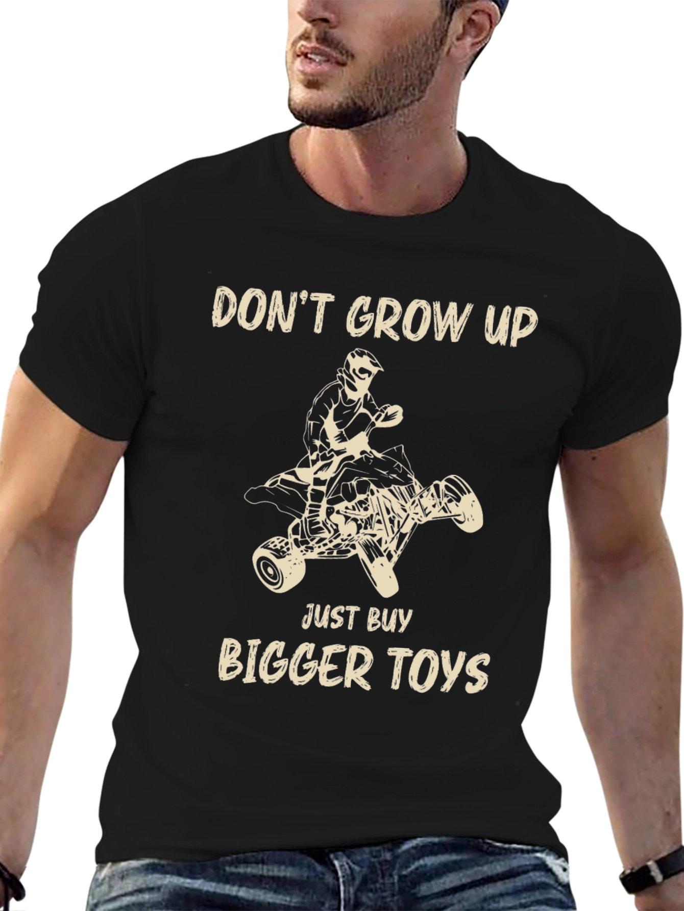 Dont Grow Up T-Shirt - Bigger Toys Graphic Tee