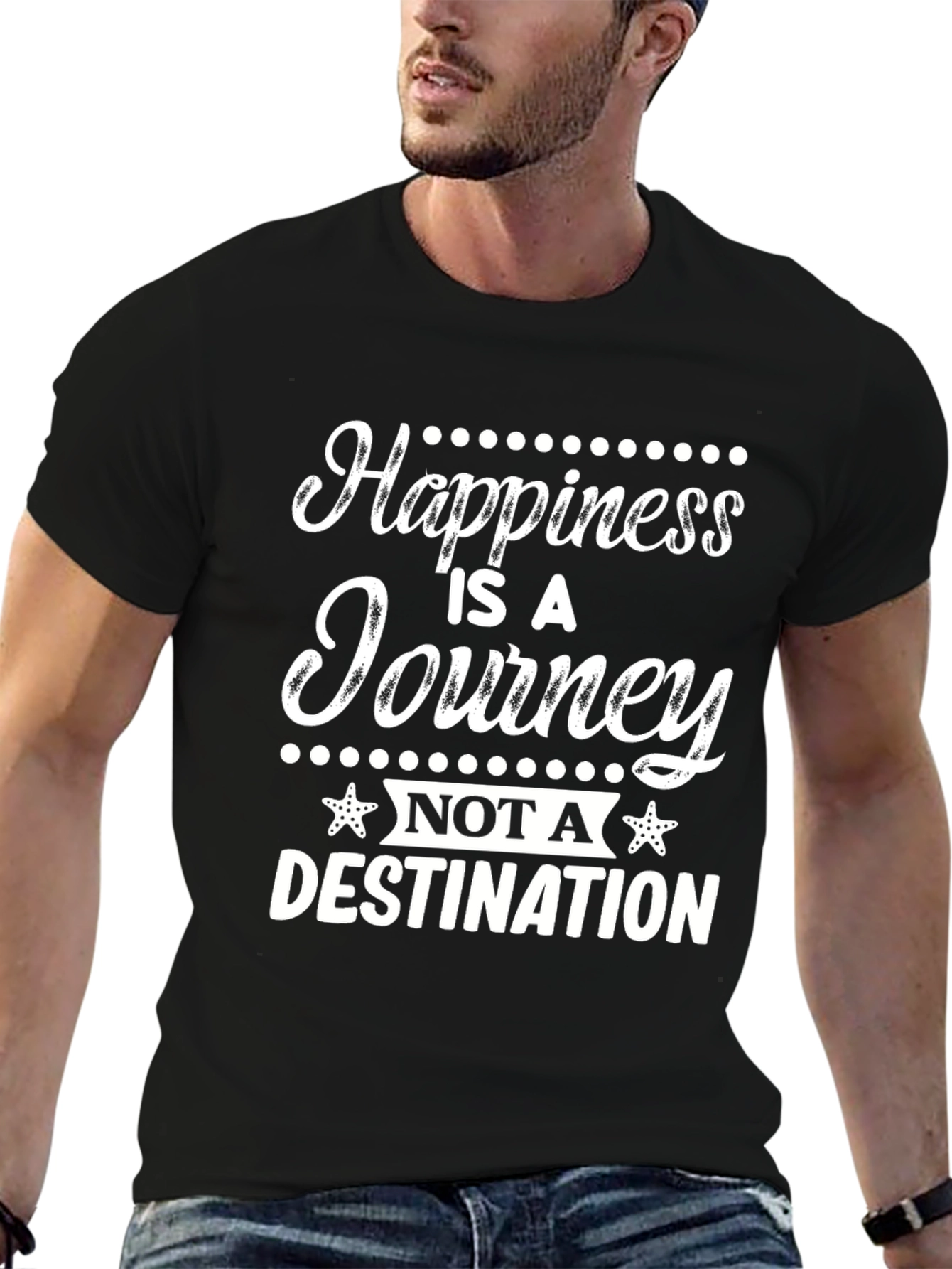 Happiness is a Journey Graphic T-Shirt