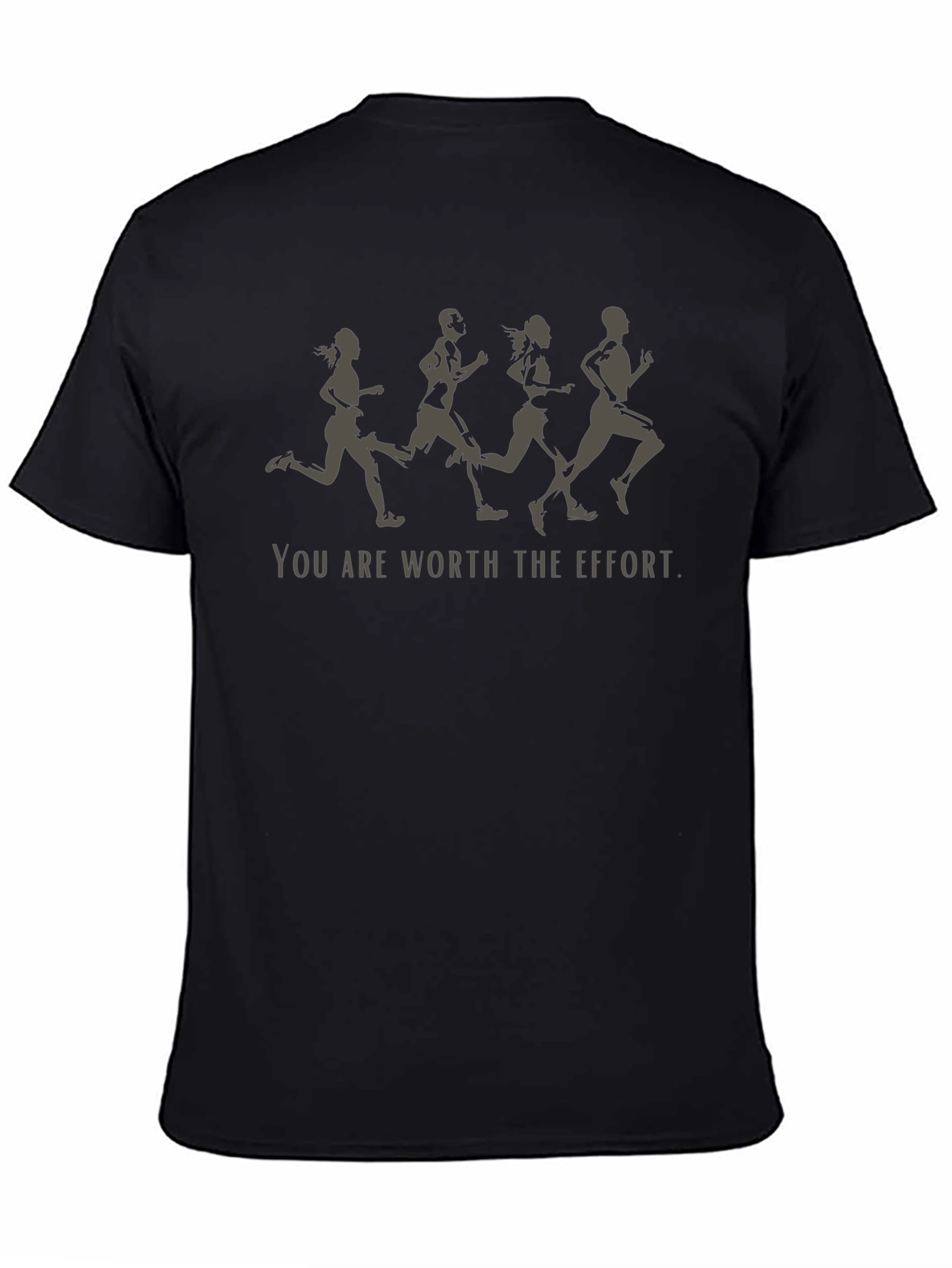 Motivational Runner T-Shirt - Worth the Effort