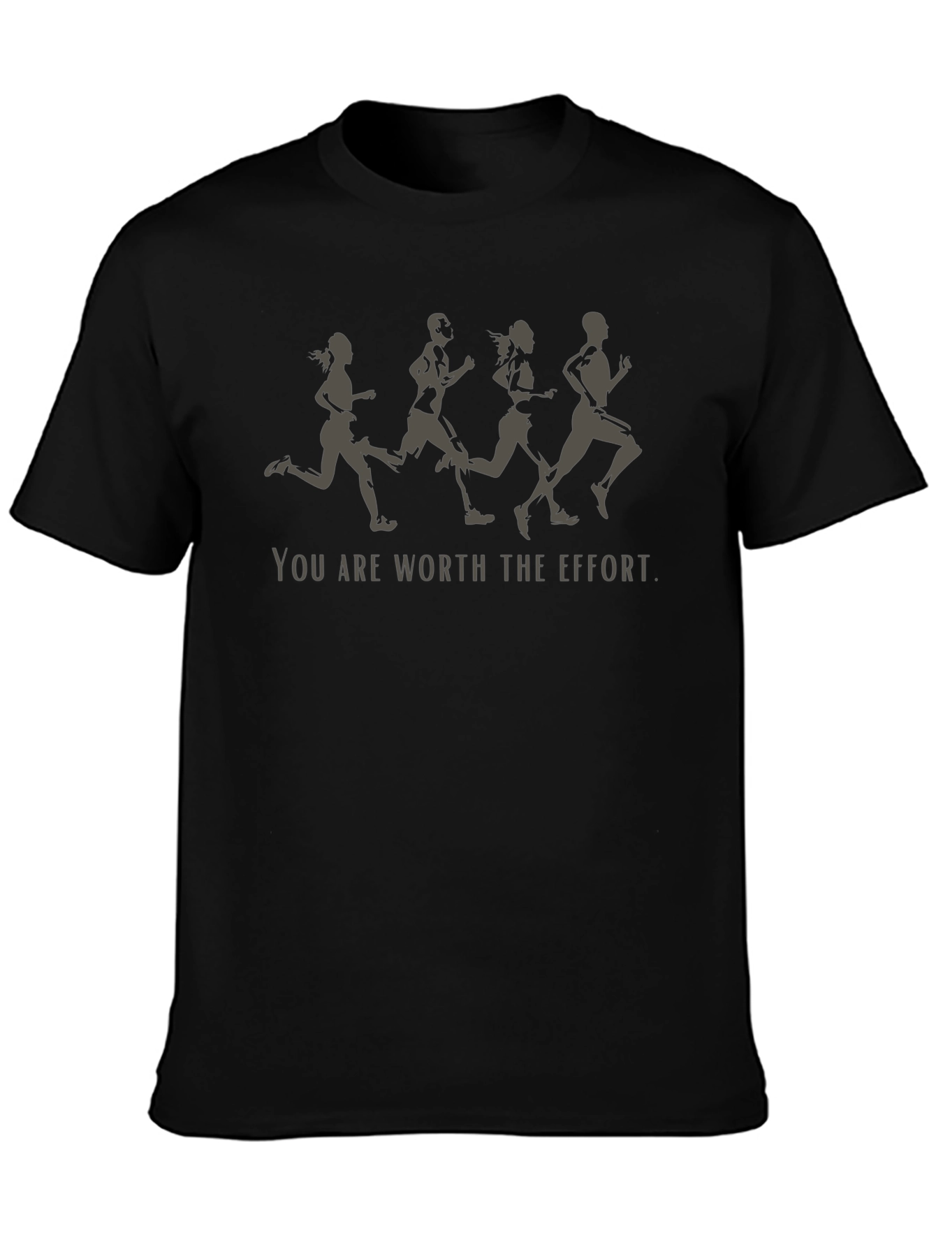 Motivational Runner T-Shirt - Worth the Effort