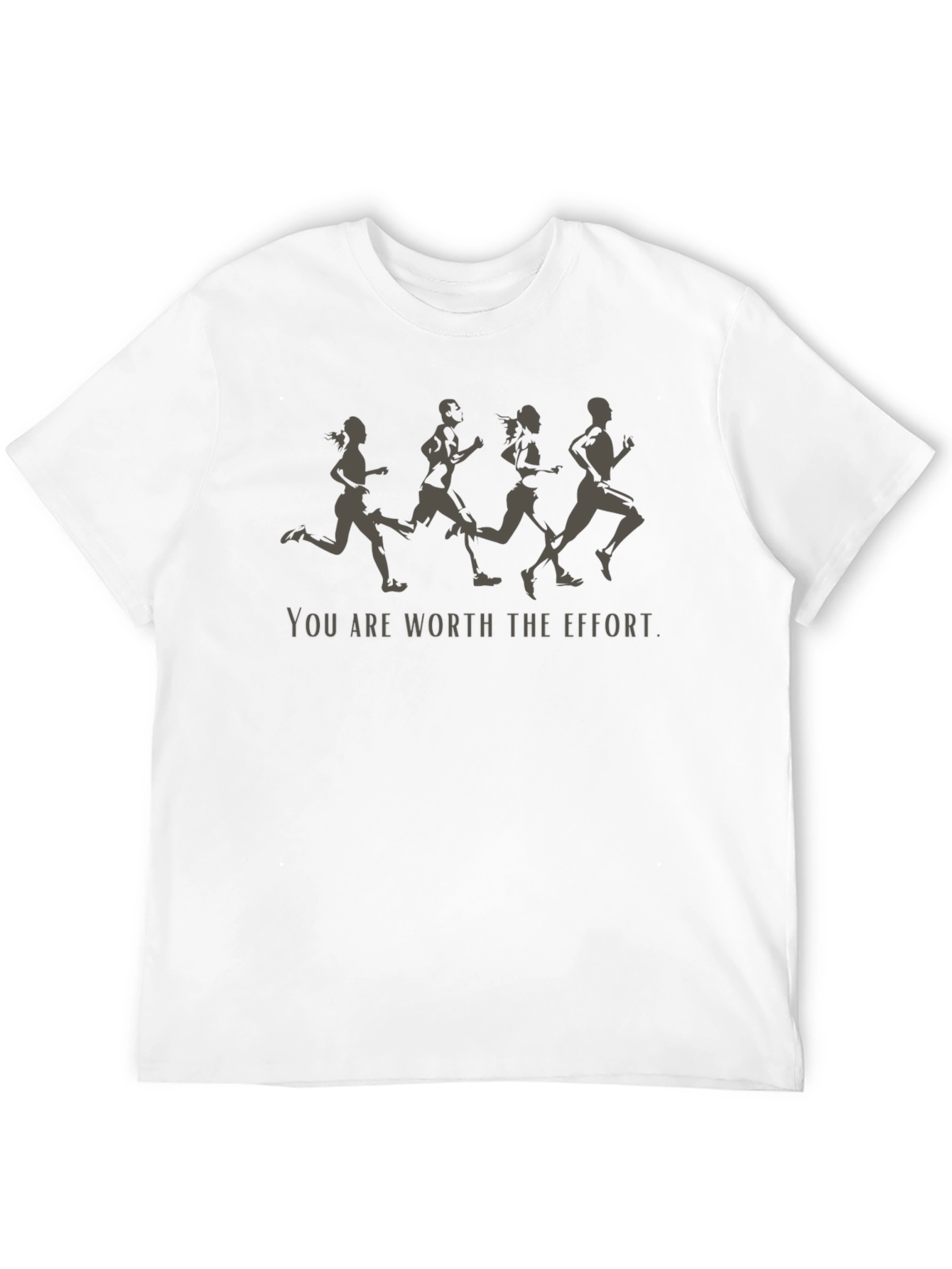 Motivational Runner T-Shirt - Worth the Effort