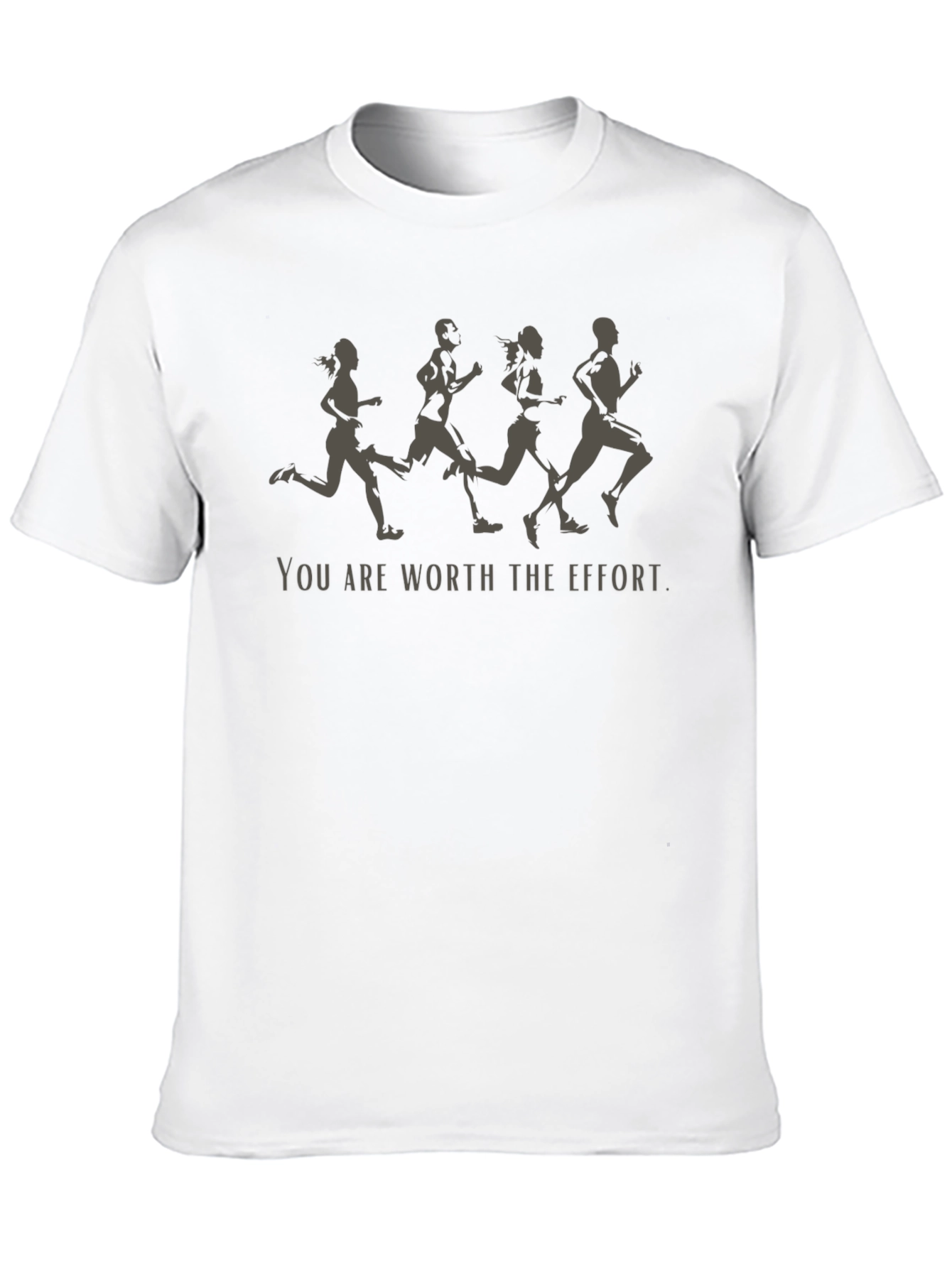 Motivational Runner T-Shirt - Worth the Effort