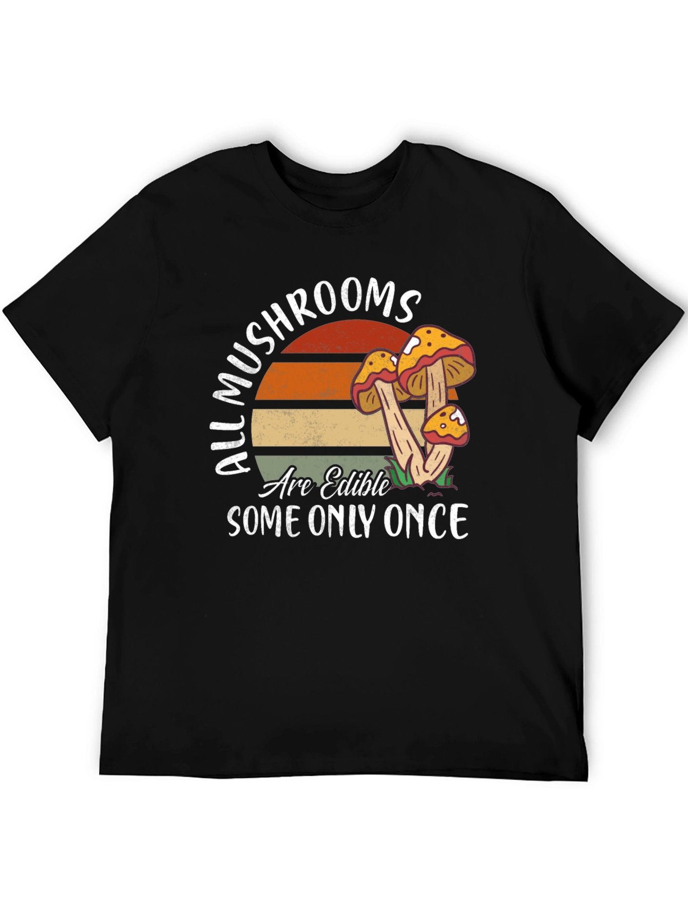 Mushroom Edible Once T-Shirt Nature Tee