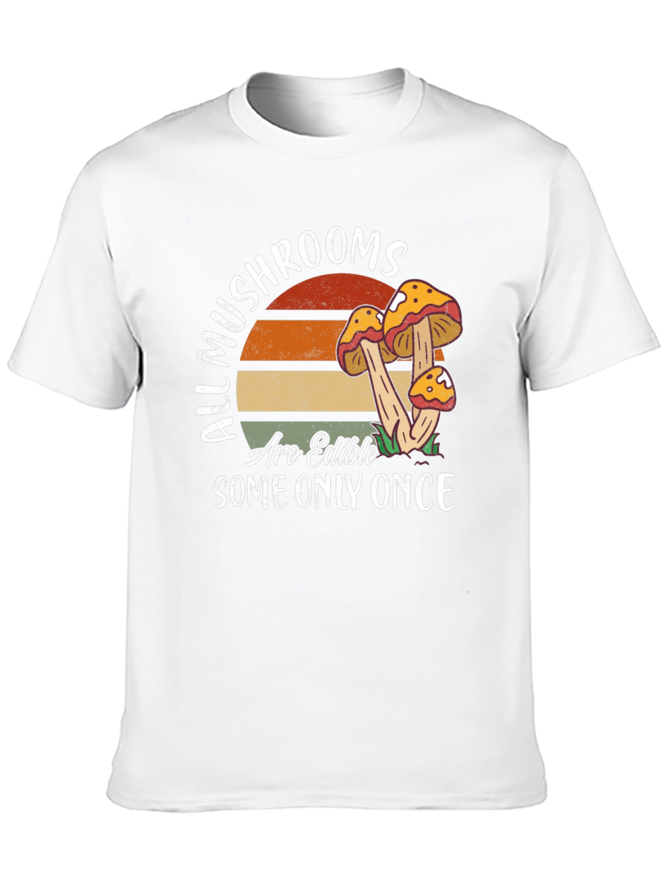 Mushroom Edible Once T-Shirt Nature Tee