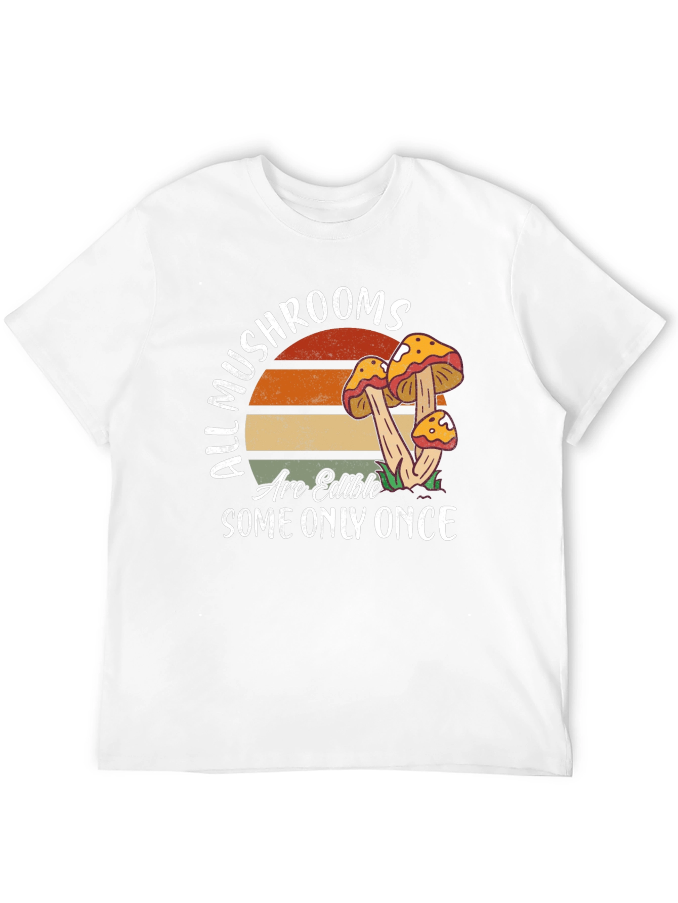 Mushroom Edible Once T-Shirt Nature Tee