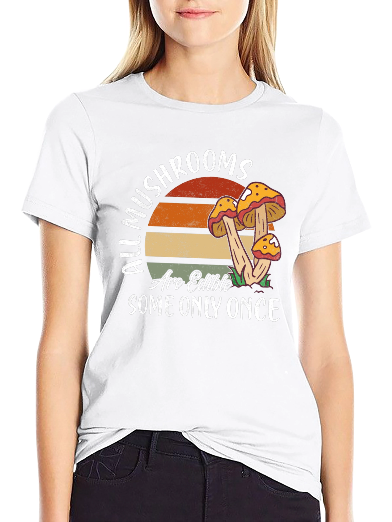 Mushroom Edible Once T-Shirt Nature Tee