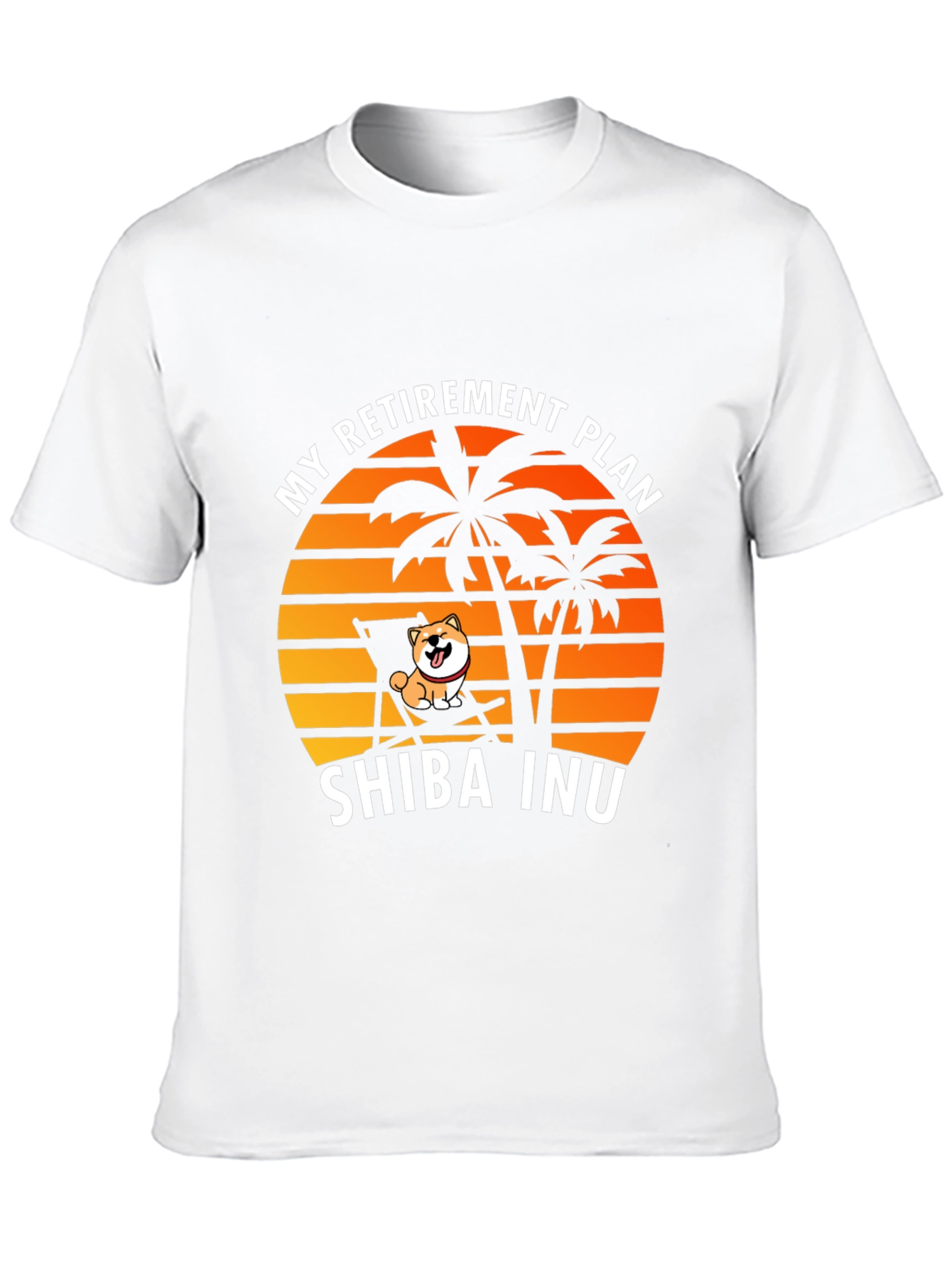 Shiba Inu Retirement Plan Graphic Tee
