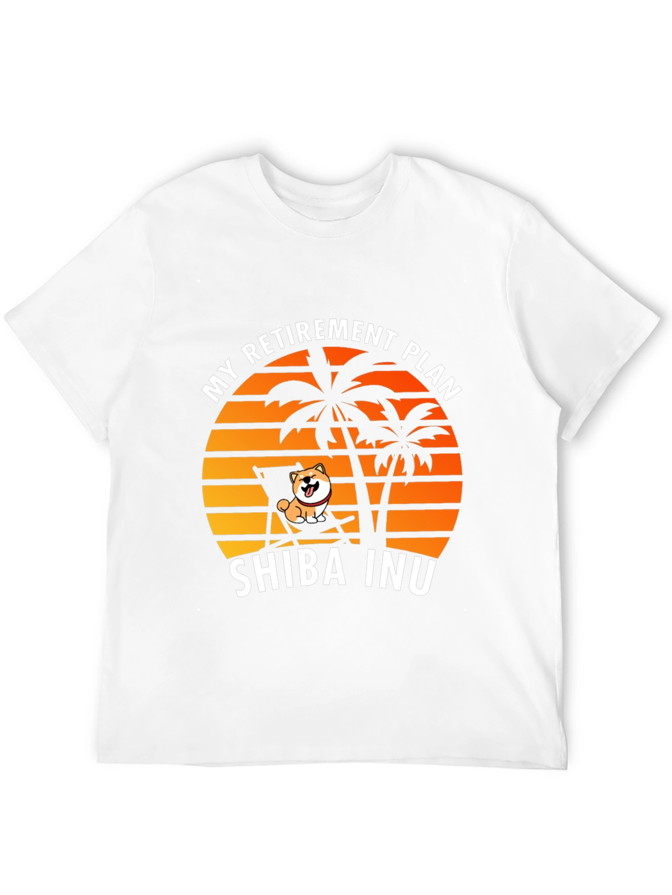 Shiba Inu Retirement Plan Graphic Tee