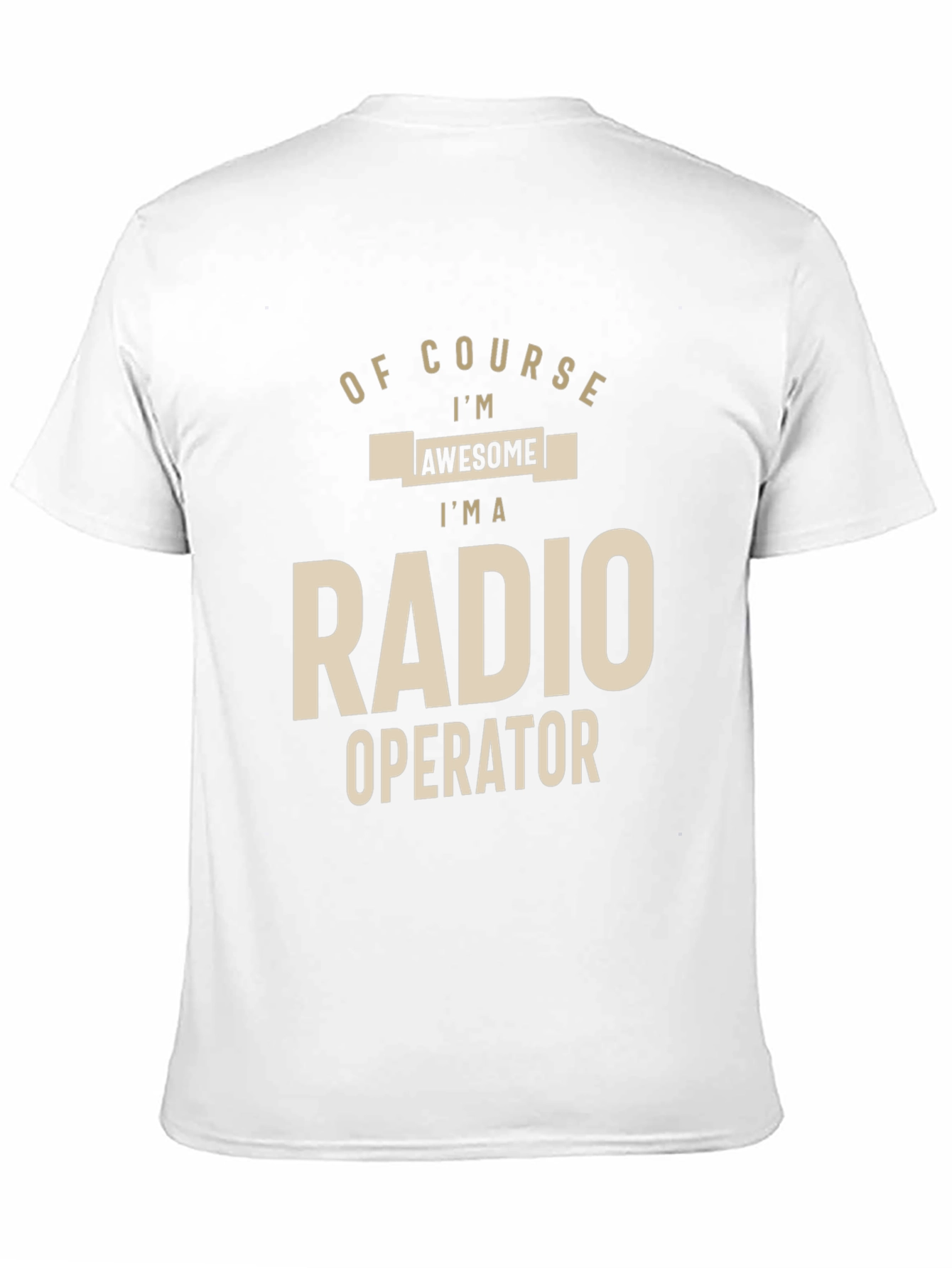 Awesome Radio Operator T-Shirt - Black