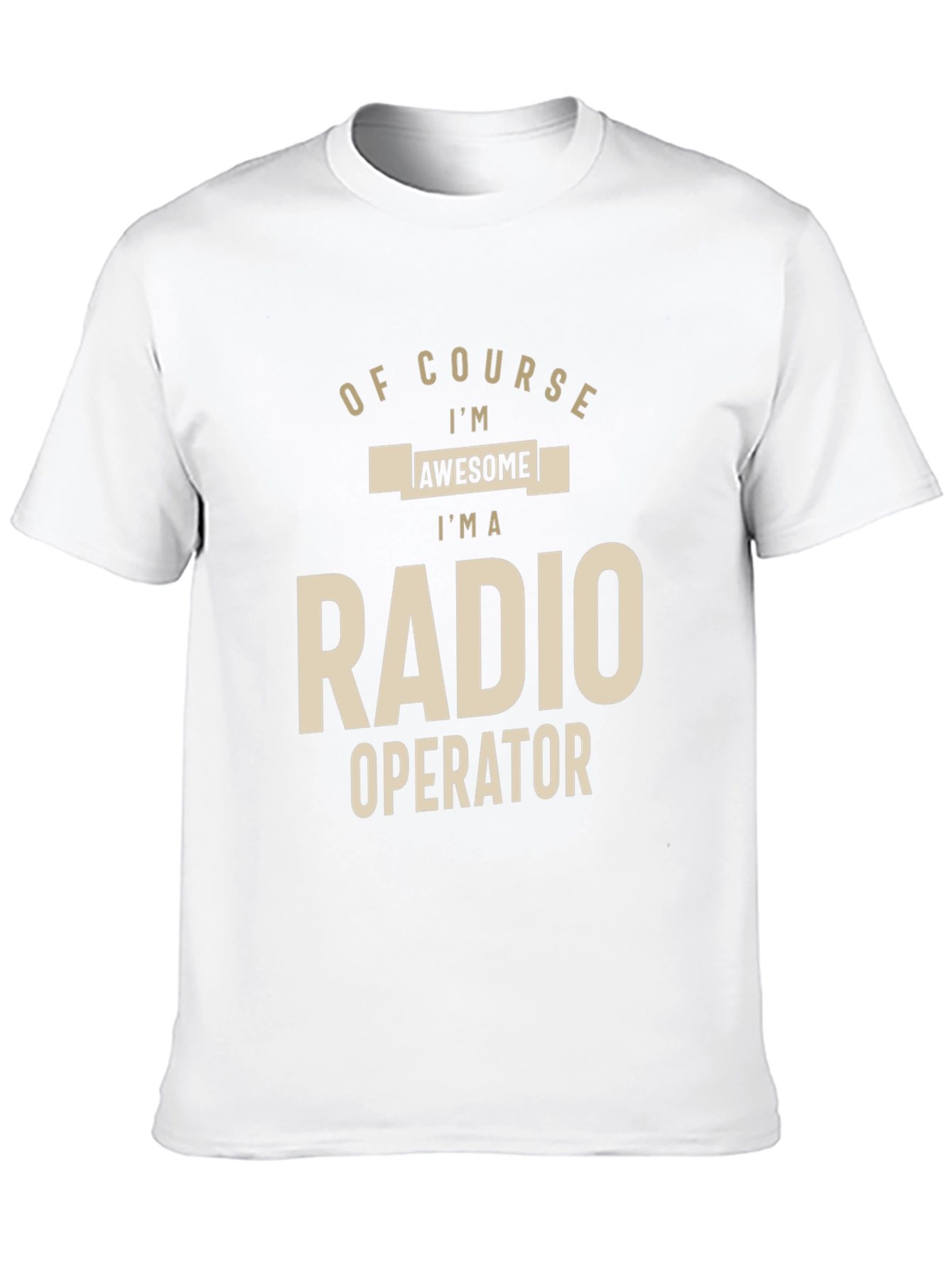 Awesome Radio Operator T-Shirt - Black