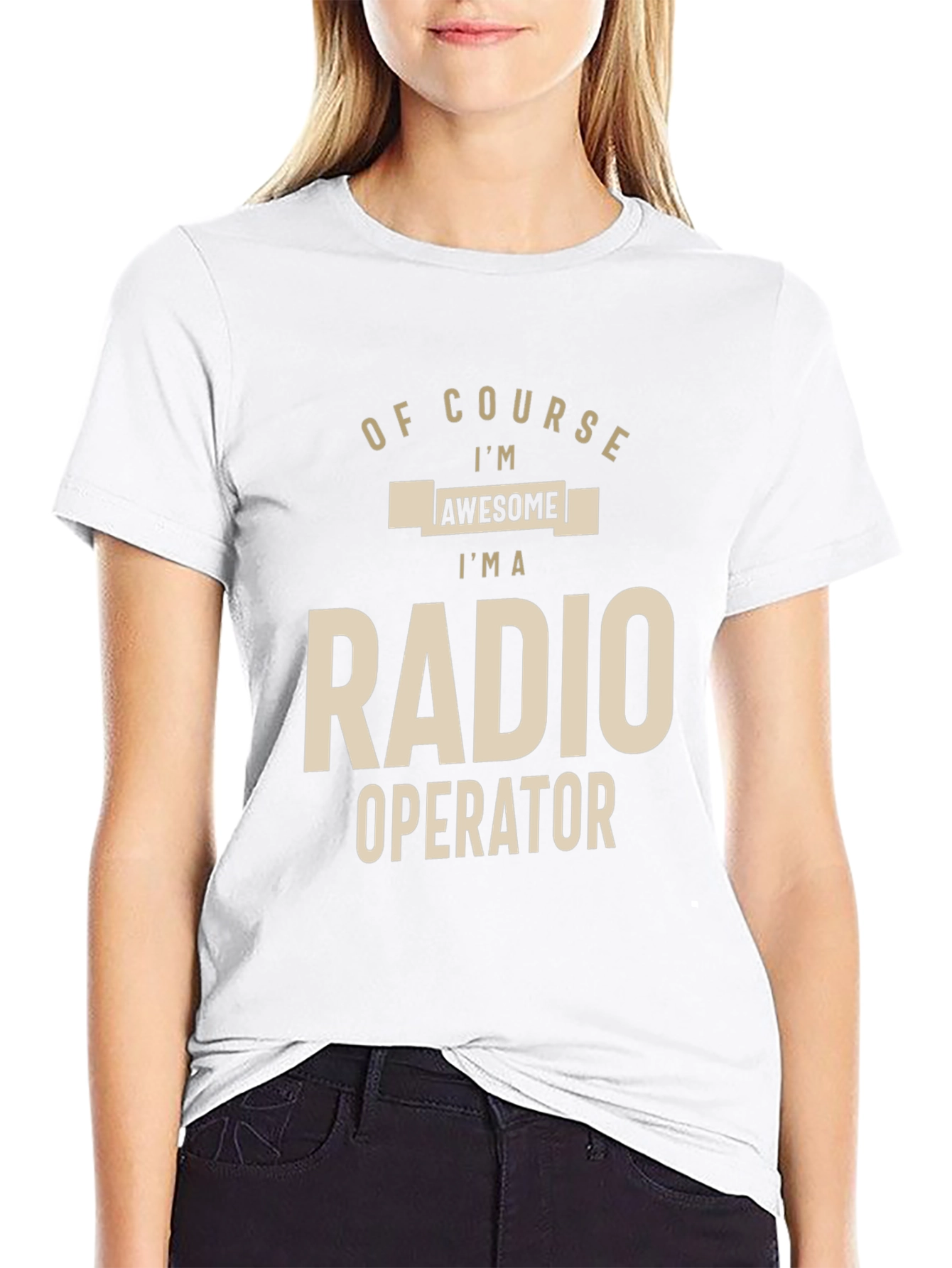 Awesome Radio Operator T-Shirt - Black