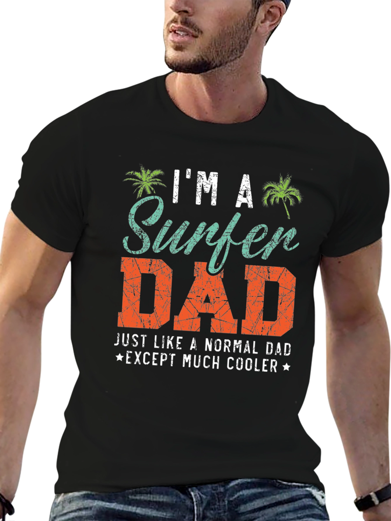 Surfer Dad T-Shirt - Cool Dad Tee