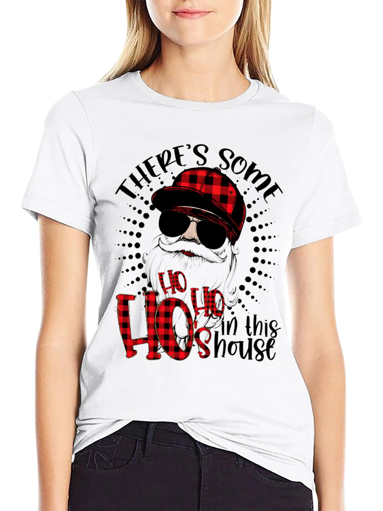 Funny Theres Some Hos in This House Graphic Tee