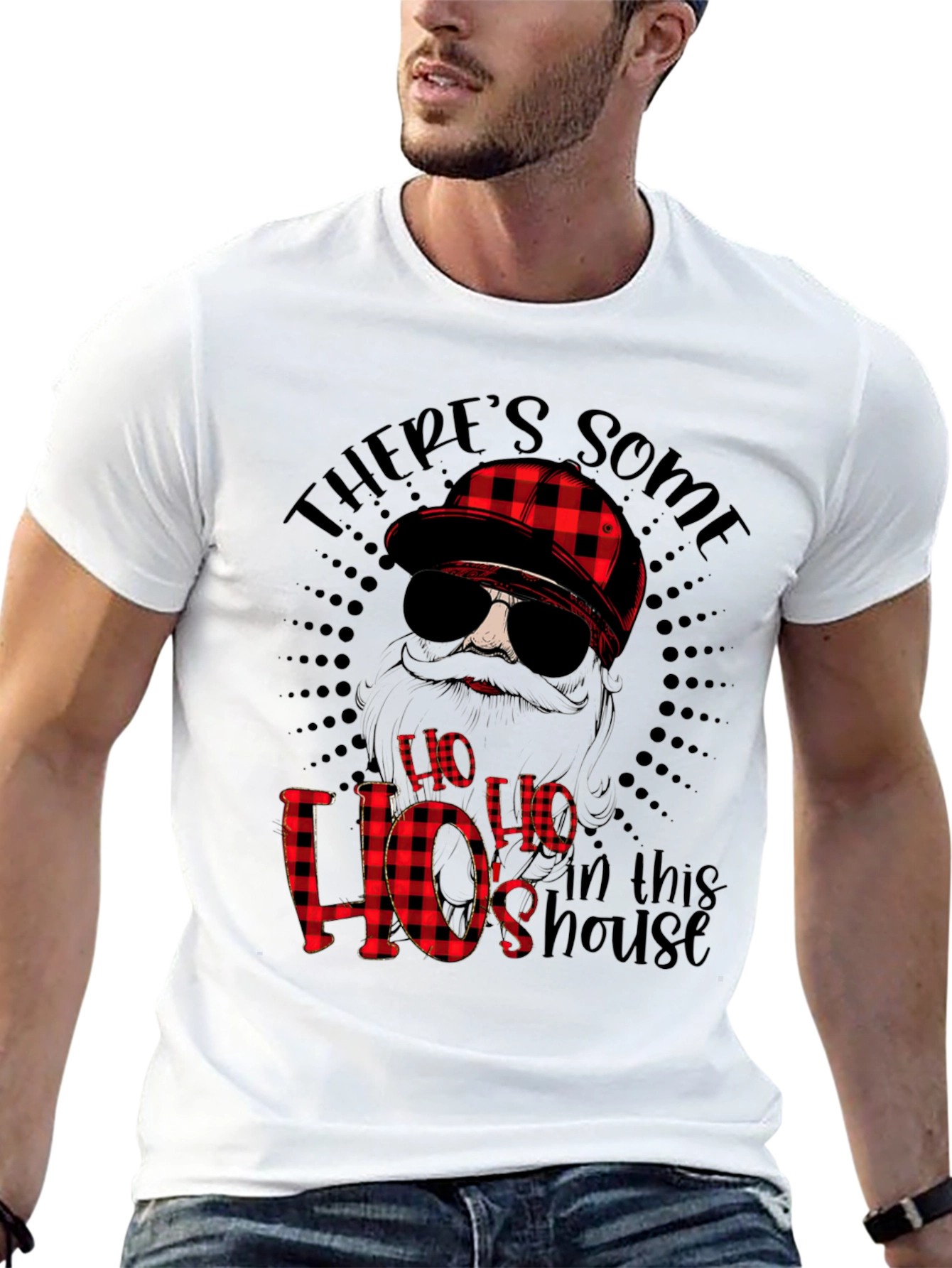 Funny Theres Some Hos in This House Graphic Tee