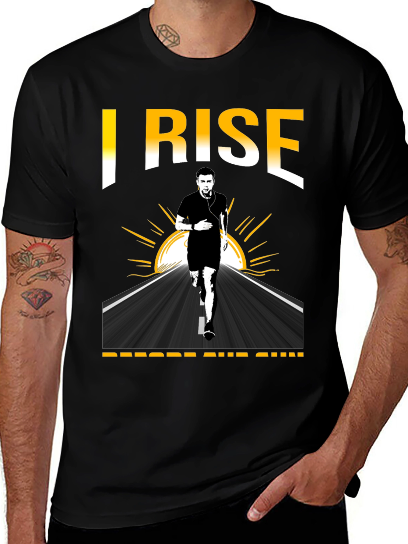 I Rise Before The Sun Running T-Shirt